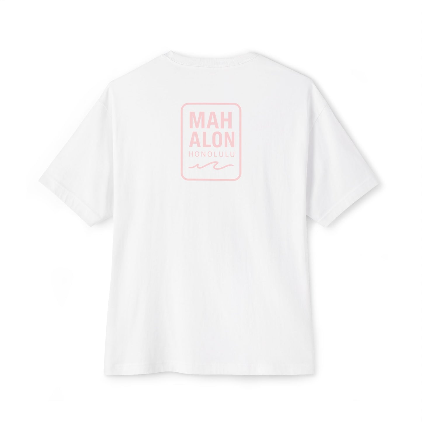 Mahalon Honolulu ALOHA Unisex Oversized Boxy Tee