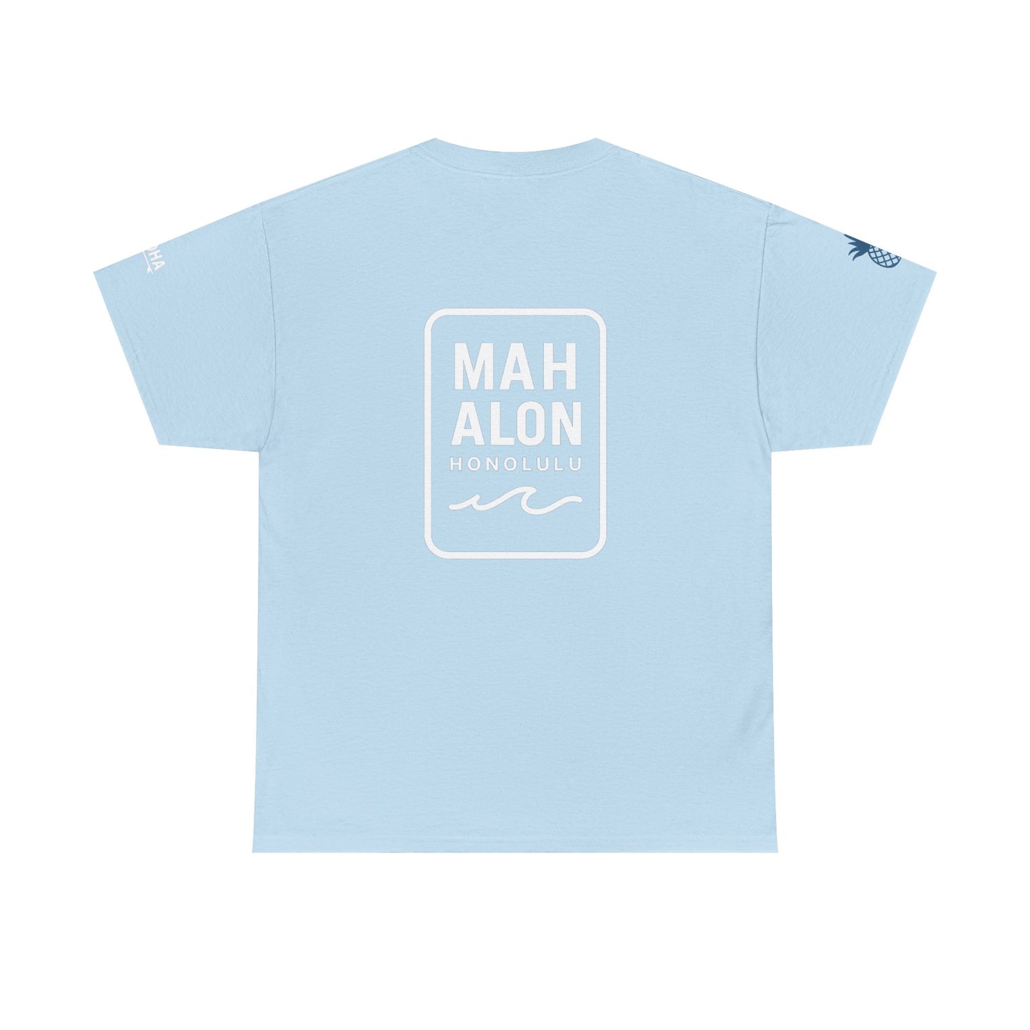 Aloha,pineapple Unisex Heavy Cotton Tee Hawaii Vibes by Mahalon Honolulu