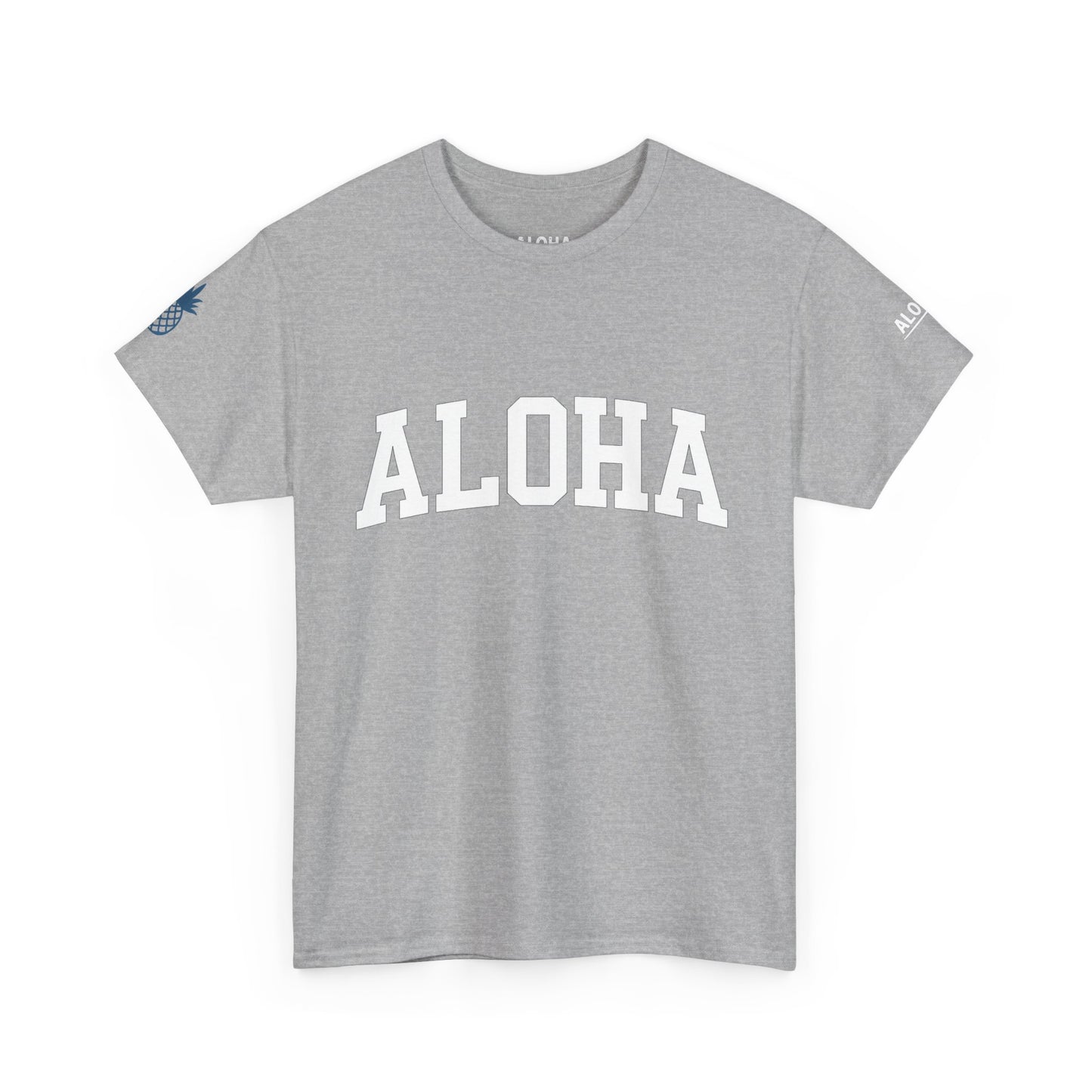 Aloha,pineapple Unisex Heavy Cotton Tee Hawaii Vibes by Mahalon Honolulu