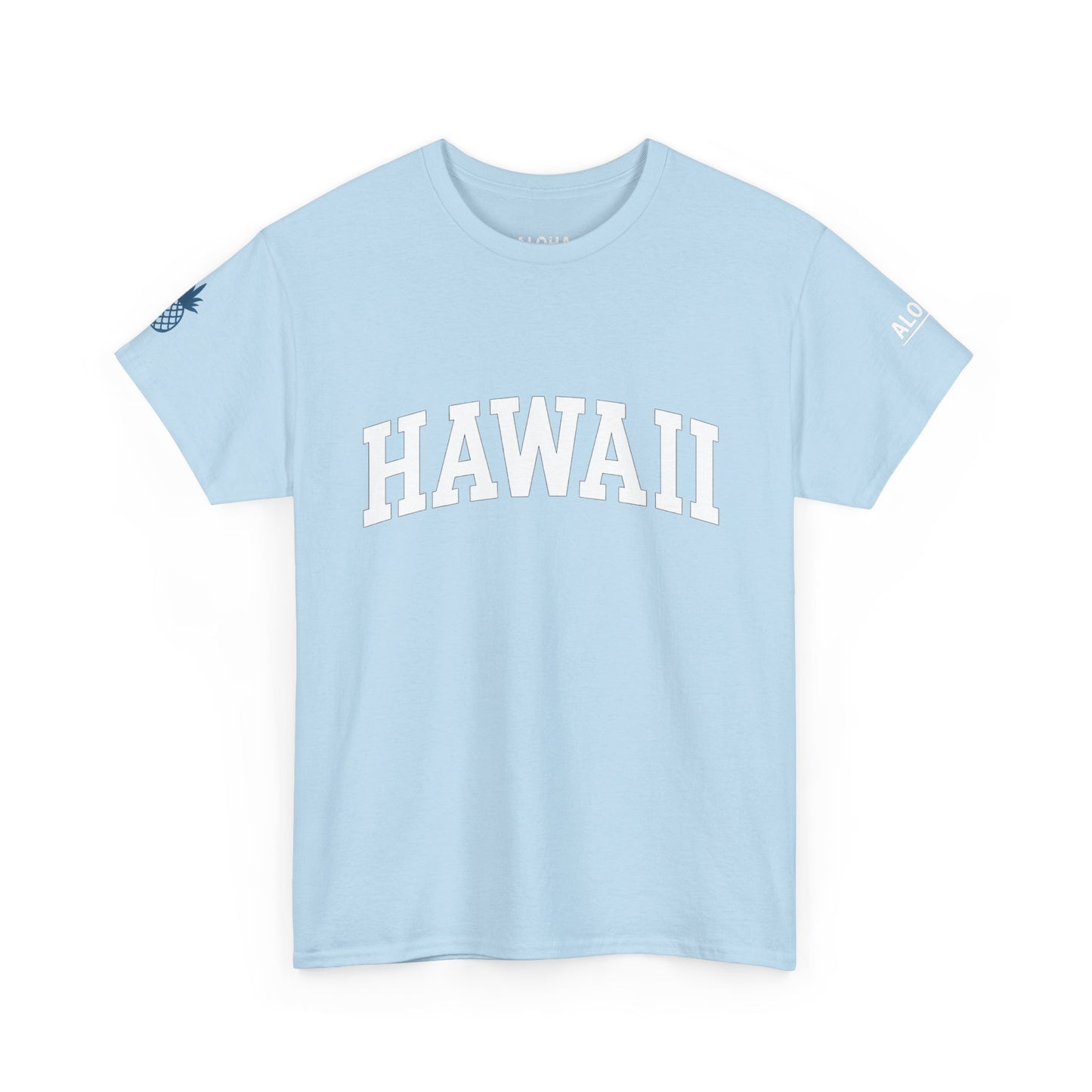Hawaii,pineapple Unisex Heavy Cotton Tee Hawaii Vibes by Mahalon Honolulu