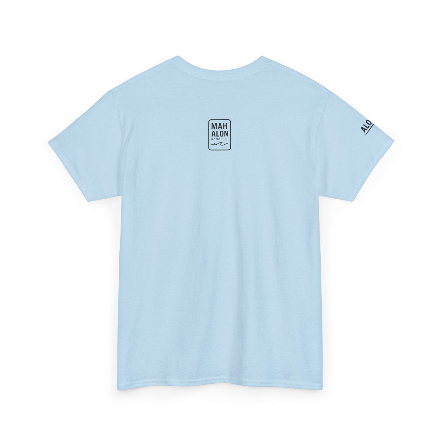 Mahalon Honolulu Waikiki beach , pineapple,aloha Unisex Heavy Cotton Tee