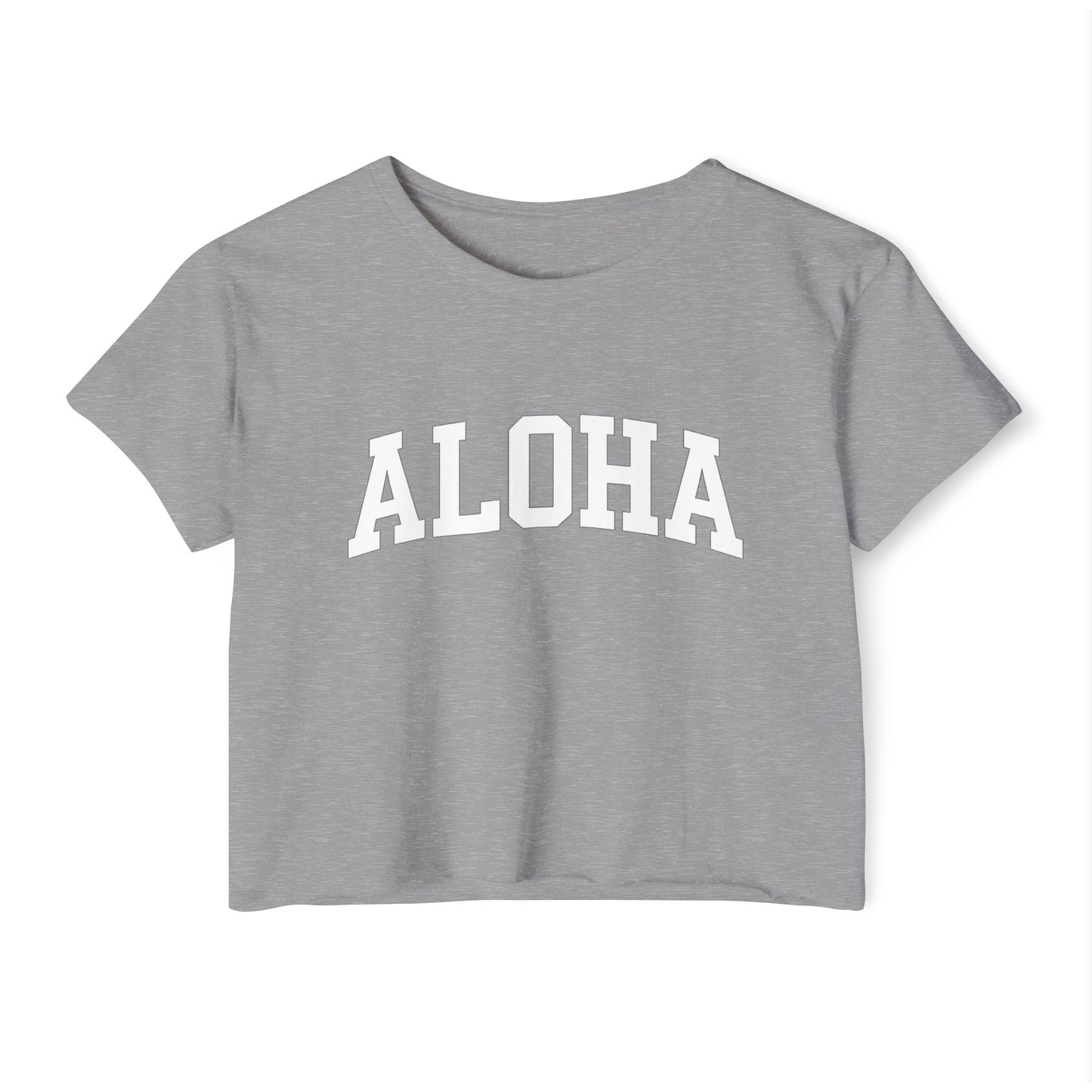 Mahalon Honolulu ALOHA Women's Festival Crop Top