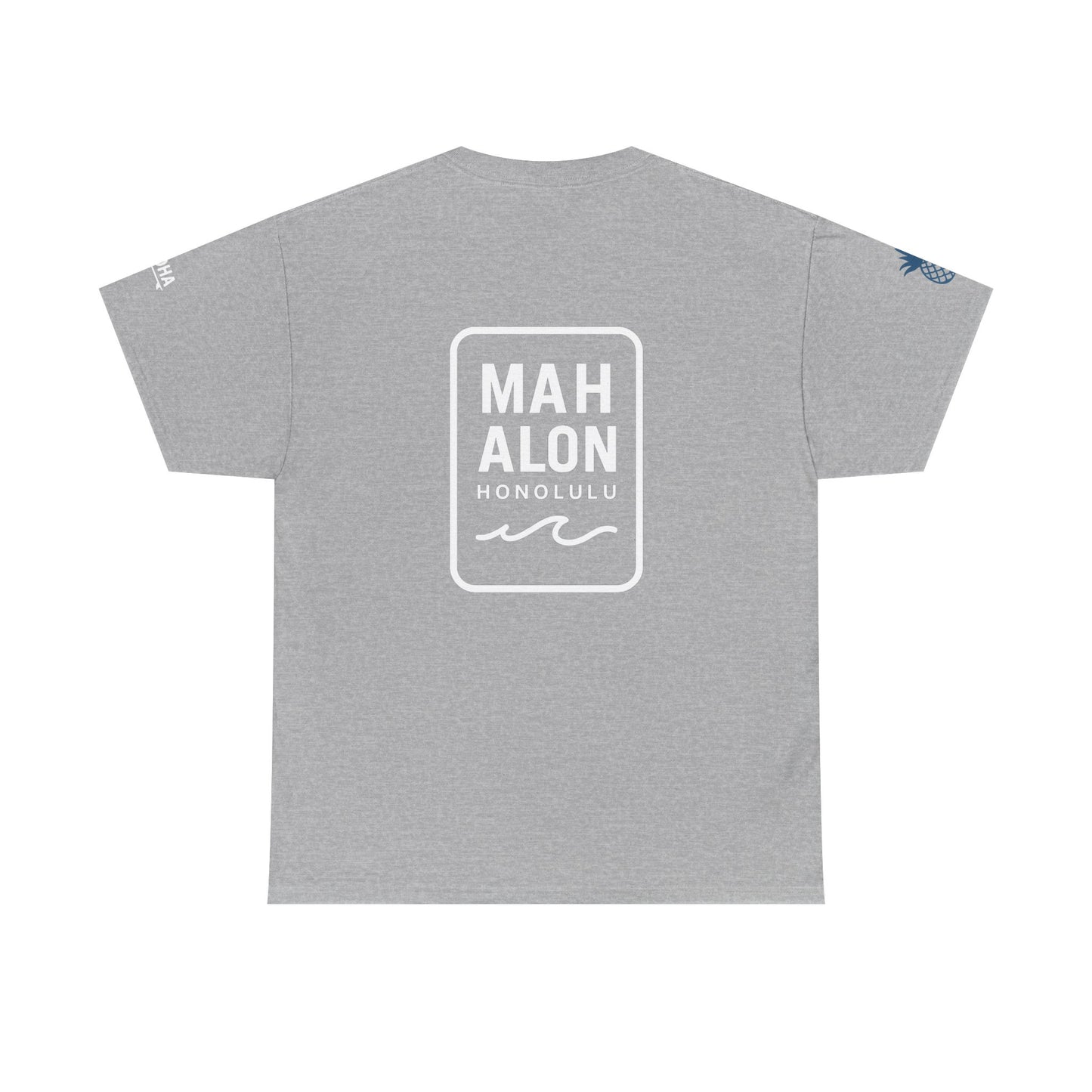 Aloha,pineapple Unisex Heavy Cotton Tee Hawaii Vibes by Mahalon Honolulu