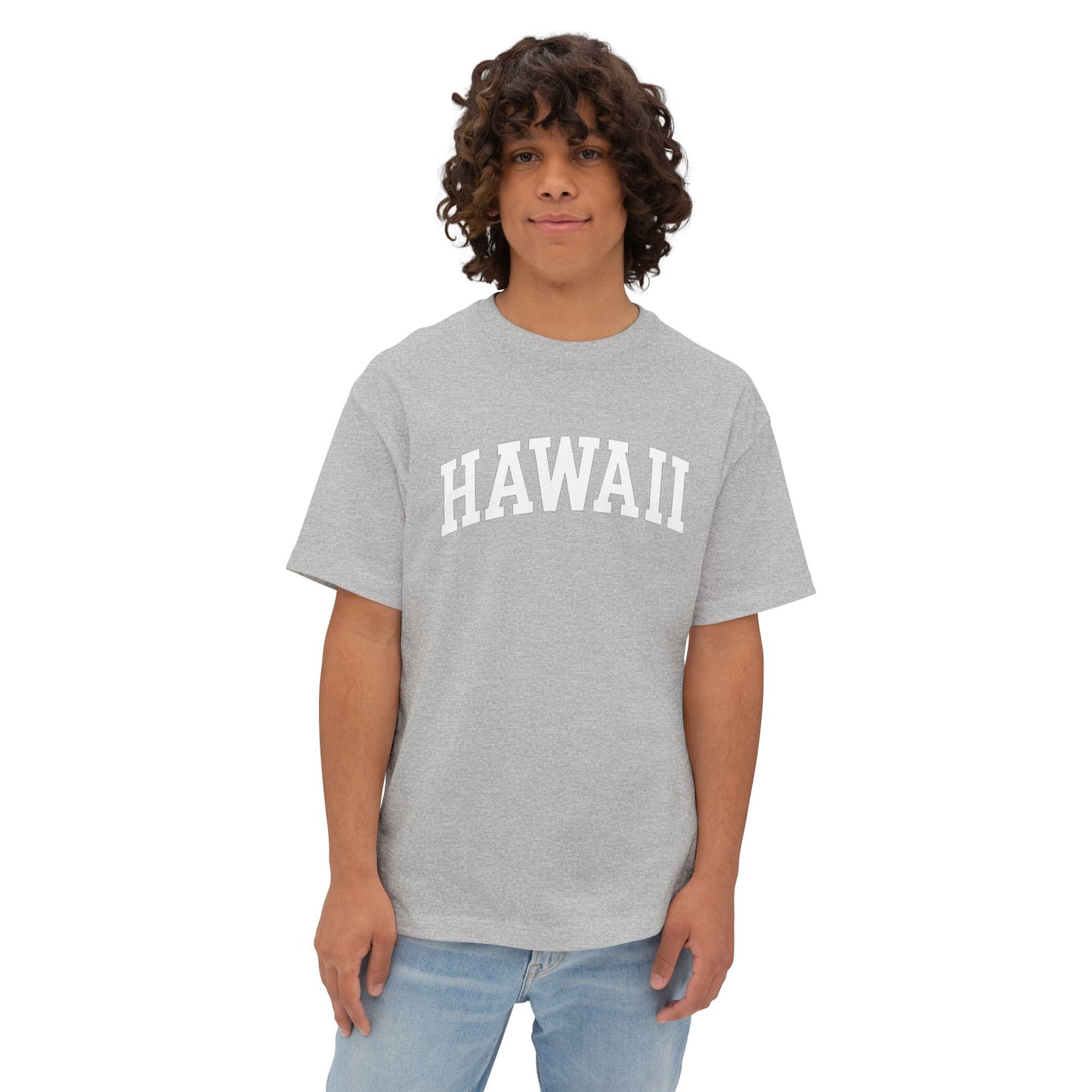 Mahalon Honolulu HAWAII Unisex Oversized Boxy Tee