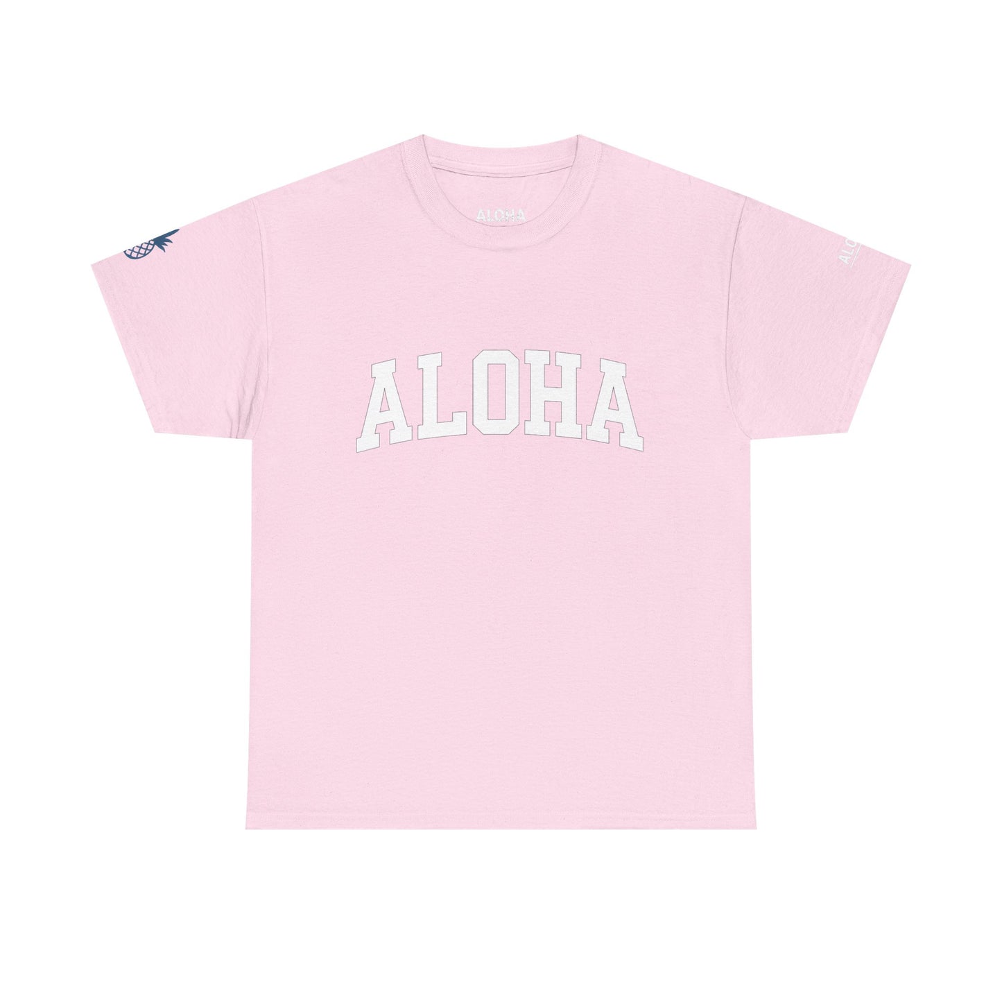 Aloha,pineapple Unisex Heavy Cotton Tee Hawaii Vibes by Mahalon Honolulu
