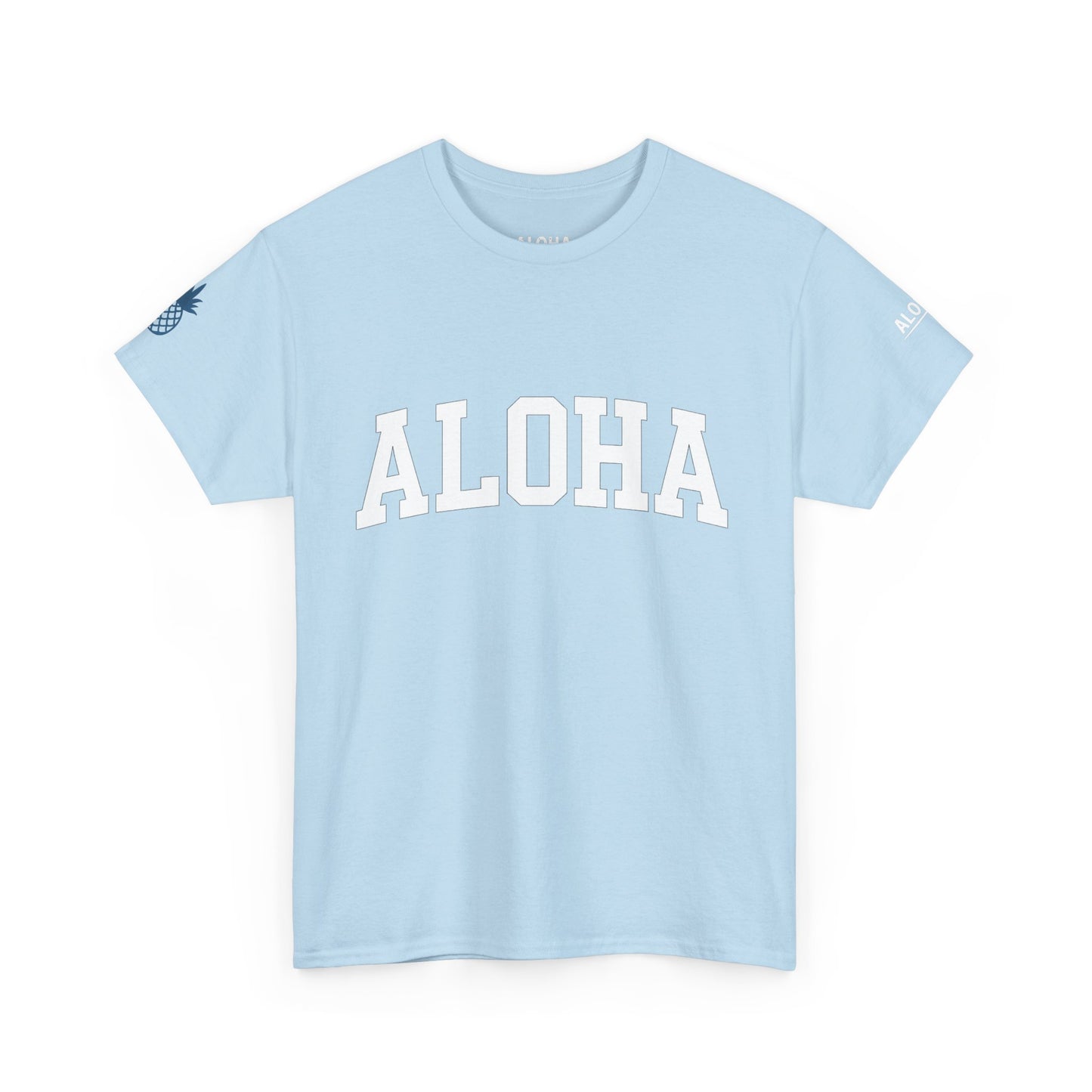 Aloha,pineapple Unisex Heavy Cotton Tee Hawaii Vibes by Mahalon Honolulu