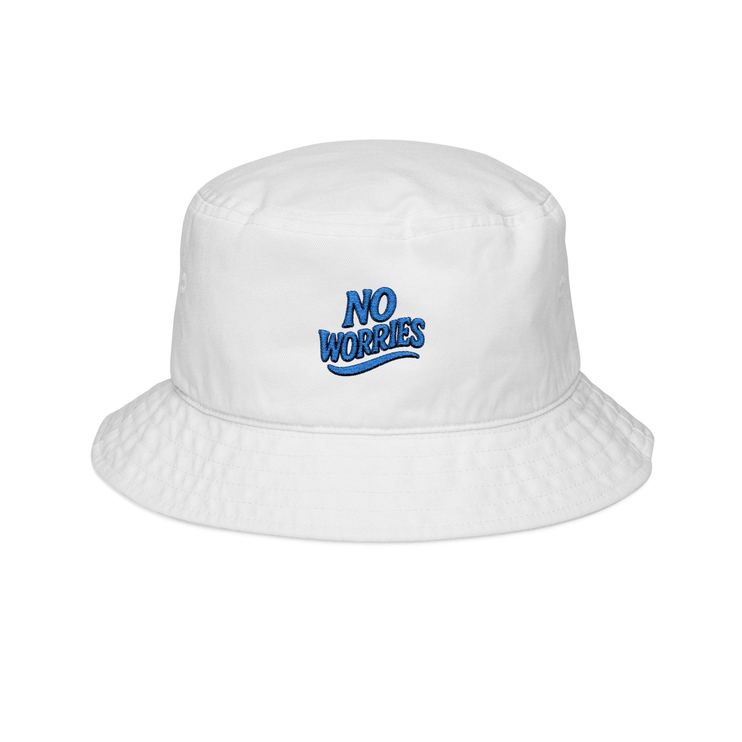 No Worries Bucket Hat (Embroidery) Hawaii Vibes by Mahalon Honolulu