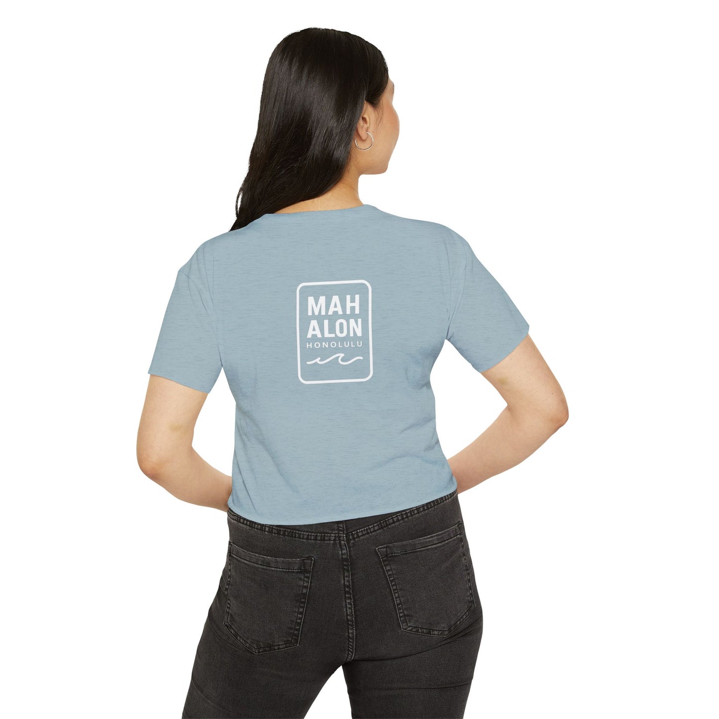 Mahalon Honolulu ALOHA Women's Festival Crop Top