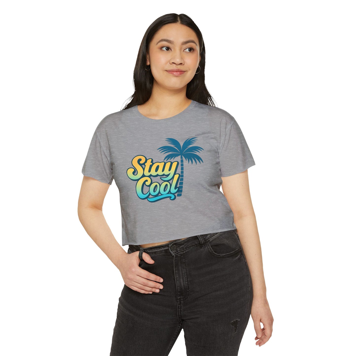 Mahalon Honolulu Stay coolWomen's Festival Crop Top