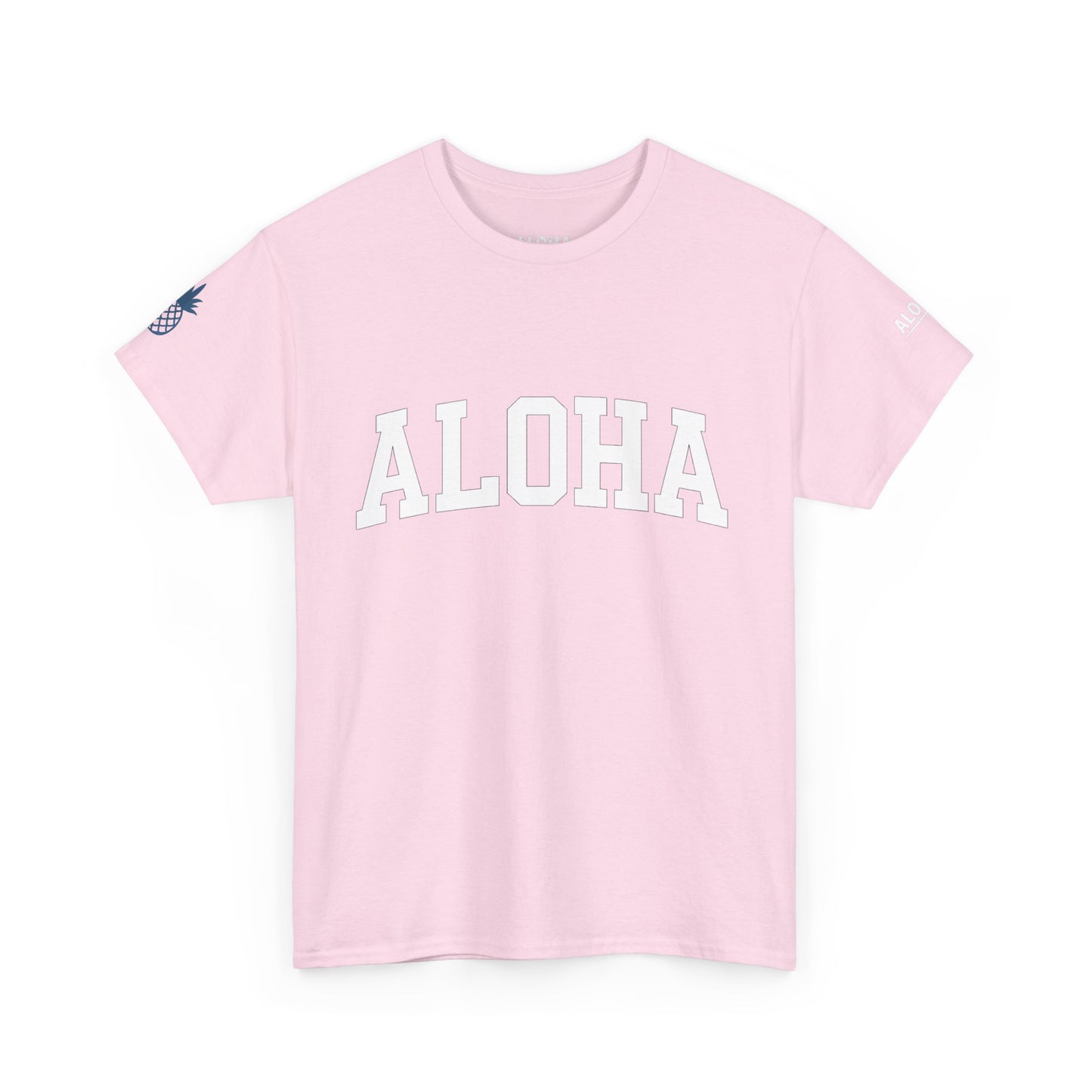 Aloha,pineapple Unisex Heavy Cotton Tee Hawaii Vibes by Mahalon Honolulu