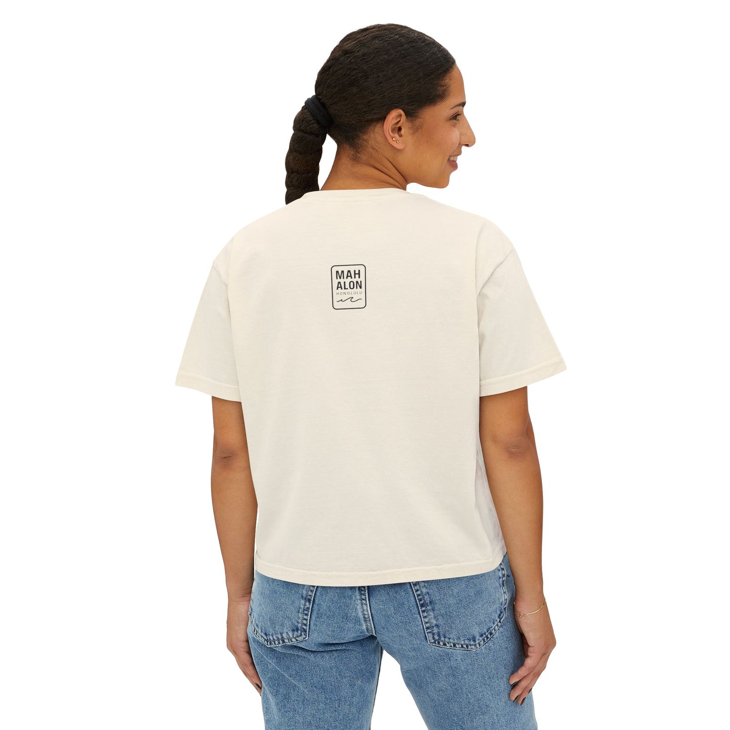 HAWAII Women's Boxy Tee Hawaii Vibes by Mahalon Honolulu