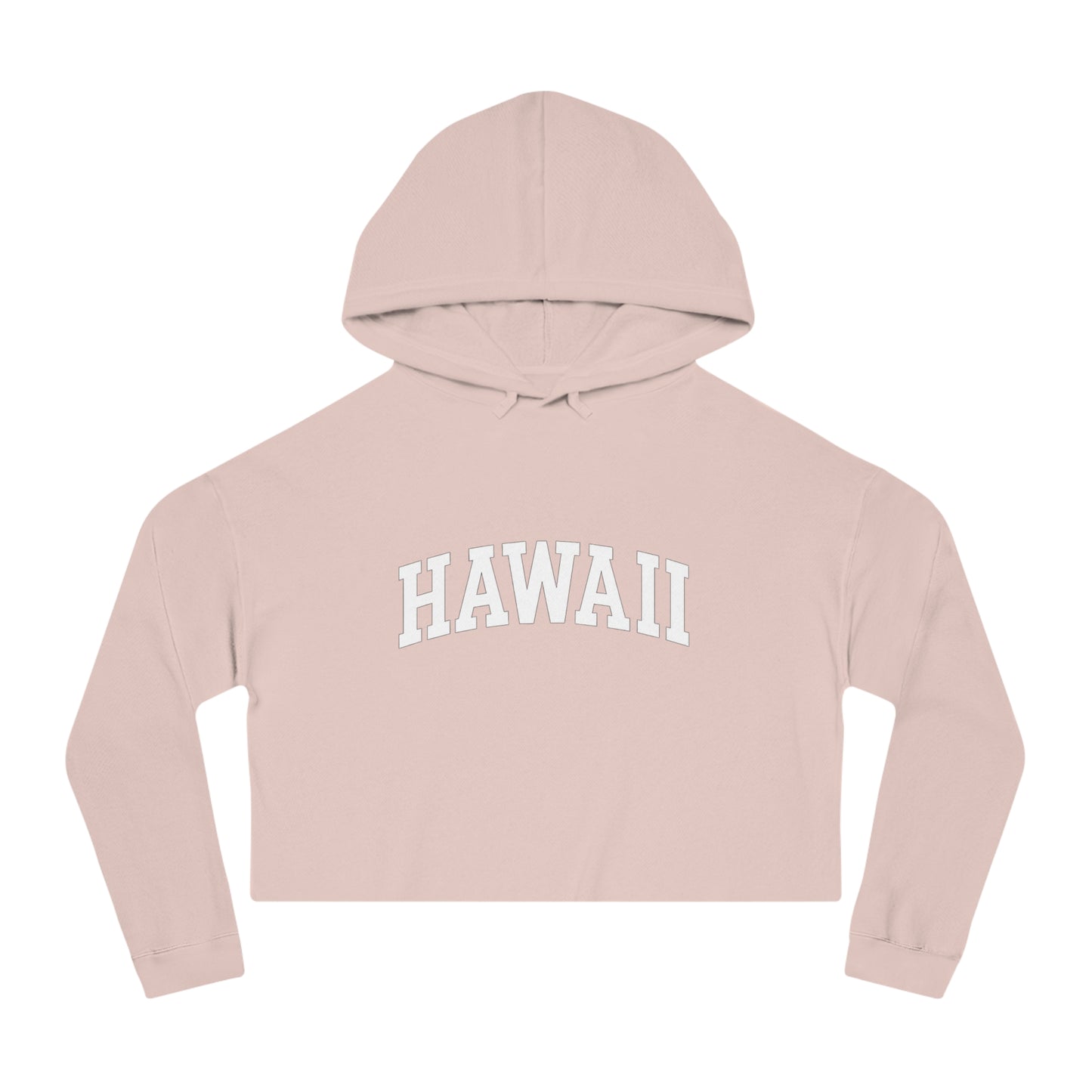 Hawaii Women’s Cropped Hooded Sweatshirt Hawaii Vibes by Mahalon Honolulu