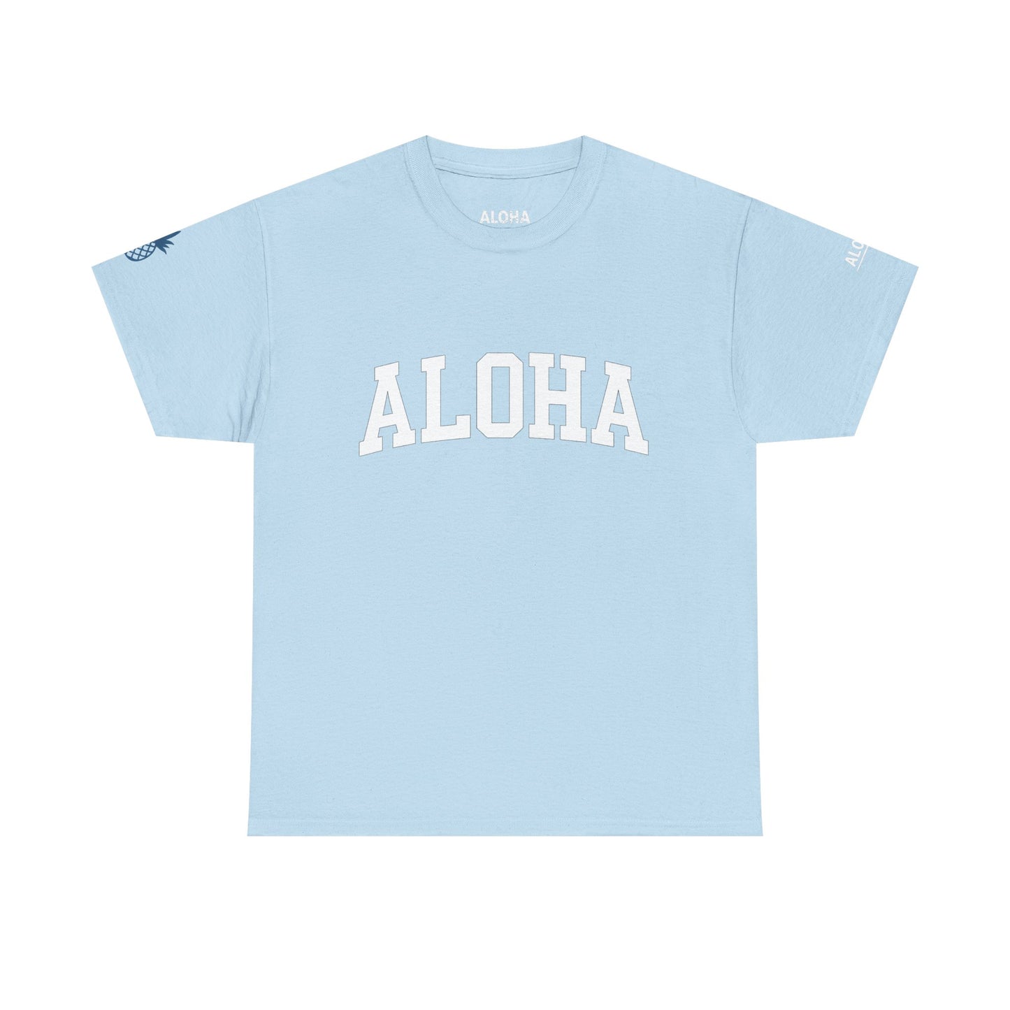 Aloha,pineapple Unisex Heavy Cotton Tee Hawaii Vibes by Mahalon Honolulu