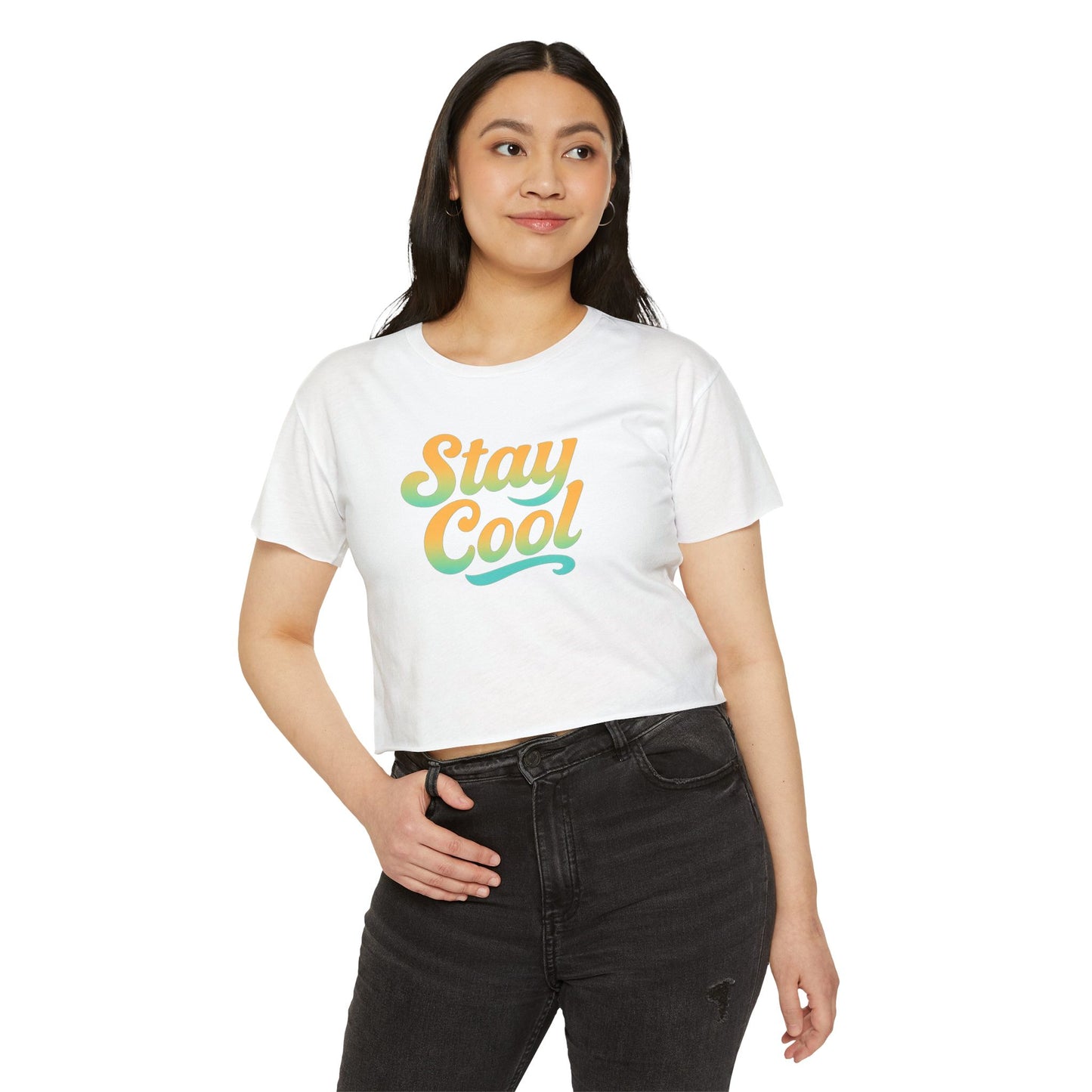 Mahalon Honolulu Stay cool Women's Festival Crop Top Tee