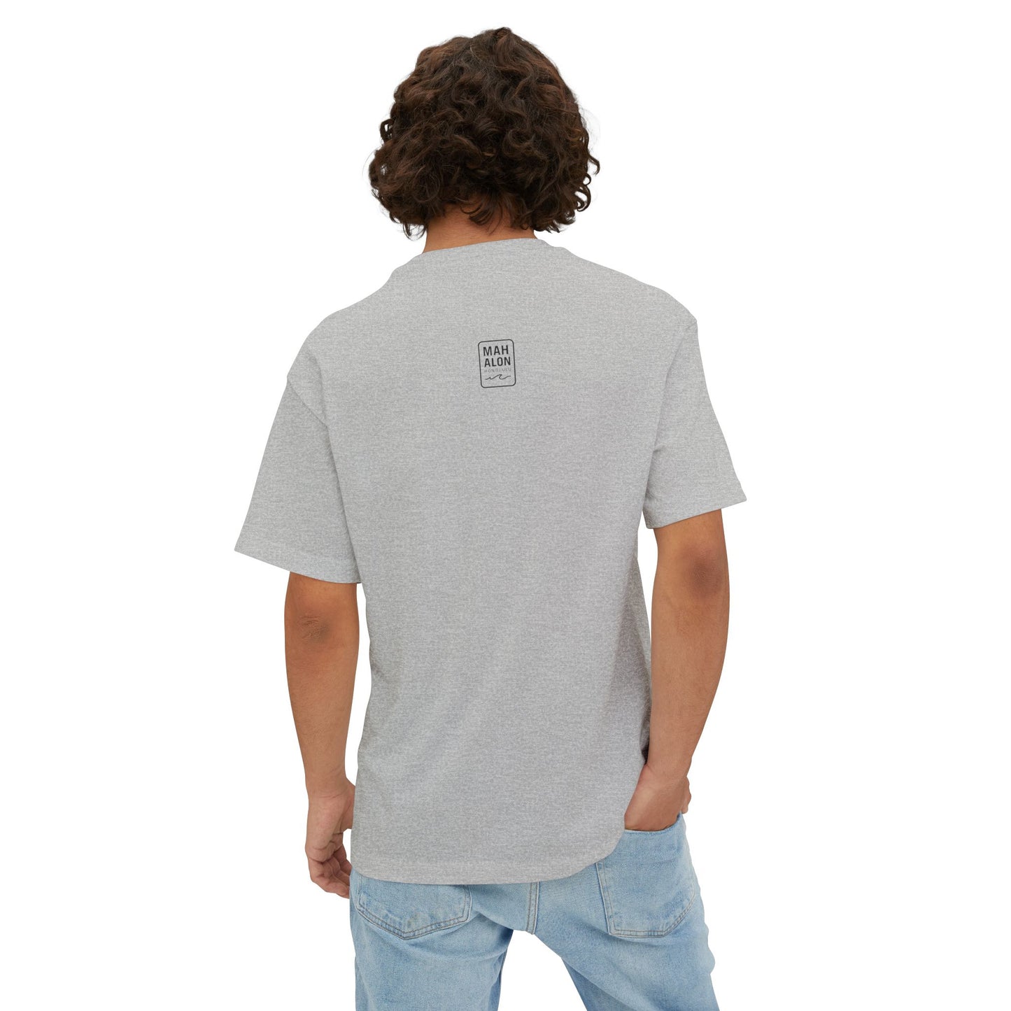 Mahalon Honolulu Aloha,surf,wave,Waikiki beach,Unisex Oversized Boxy Tee |