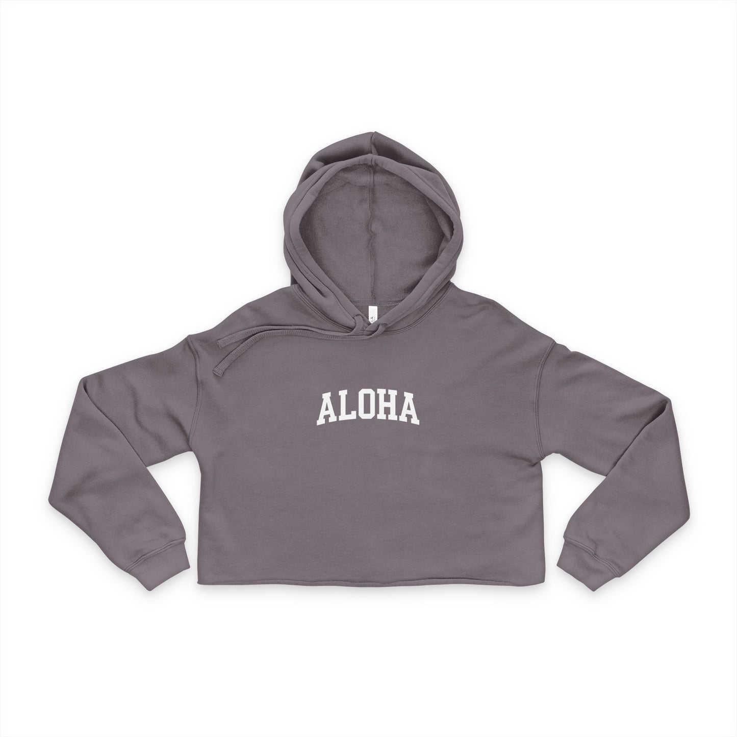 ALOHA Hoodie Women's Cropped Hoodie Hawaii Vibes by Mahalon Honolulu