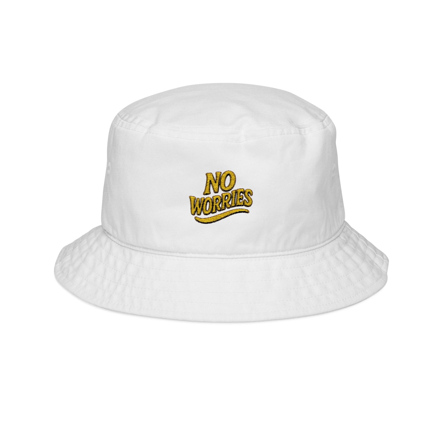Mahalon Honolulu No Worries (yellow)Bucket Hat