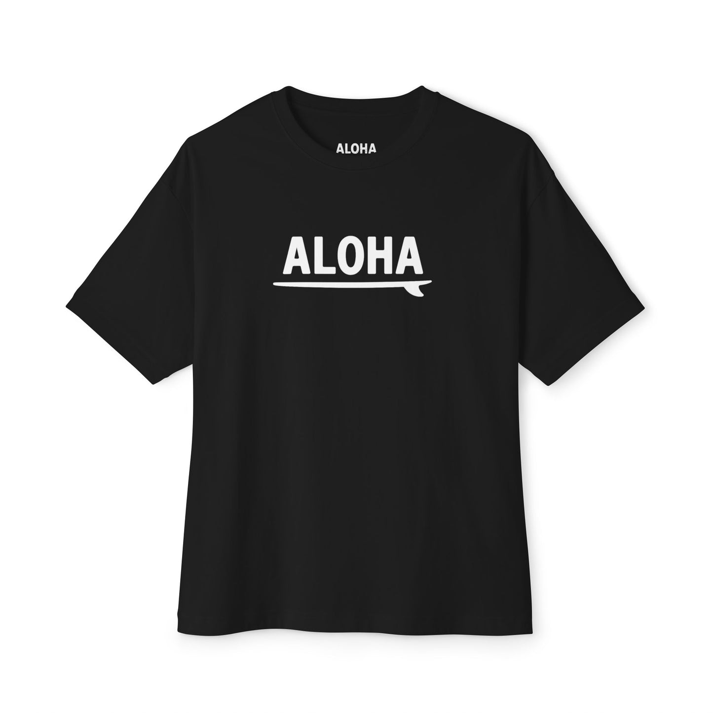 Mahalon Honolulu ALOHA Surfboard Tee  Unisex Oversized Boxy  Tee