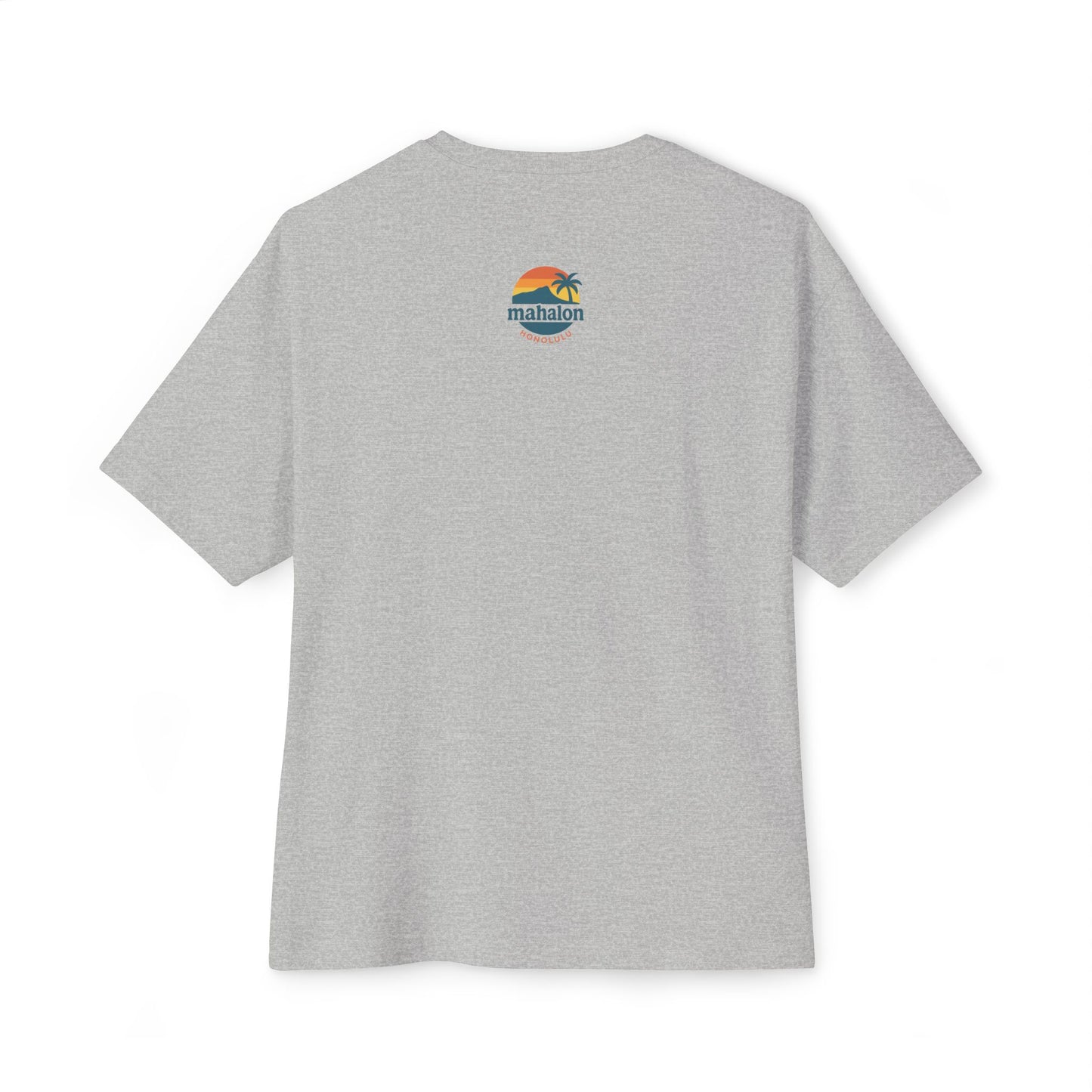 Mahalon Honolulu Logo Unisex Oversized Boxy Tee