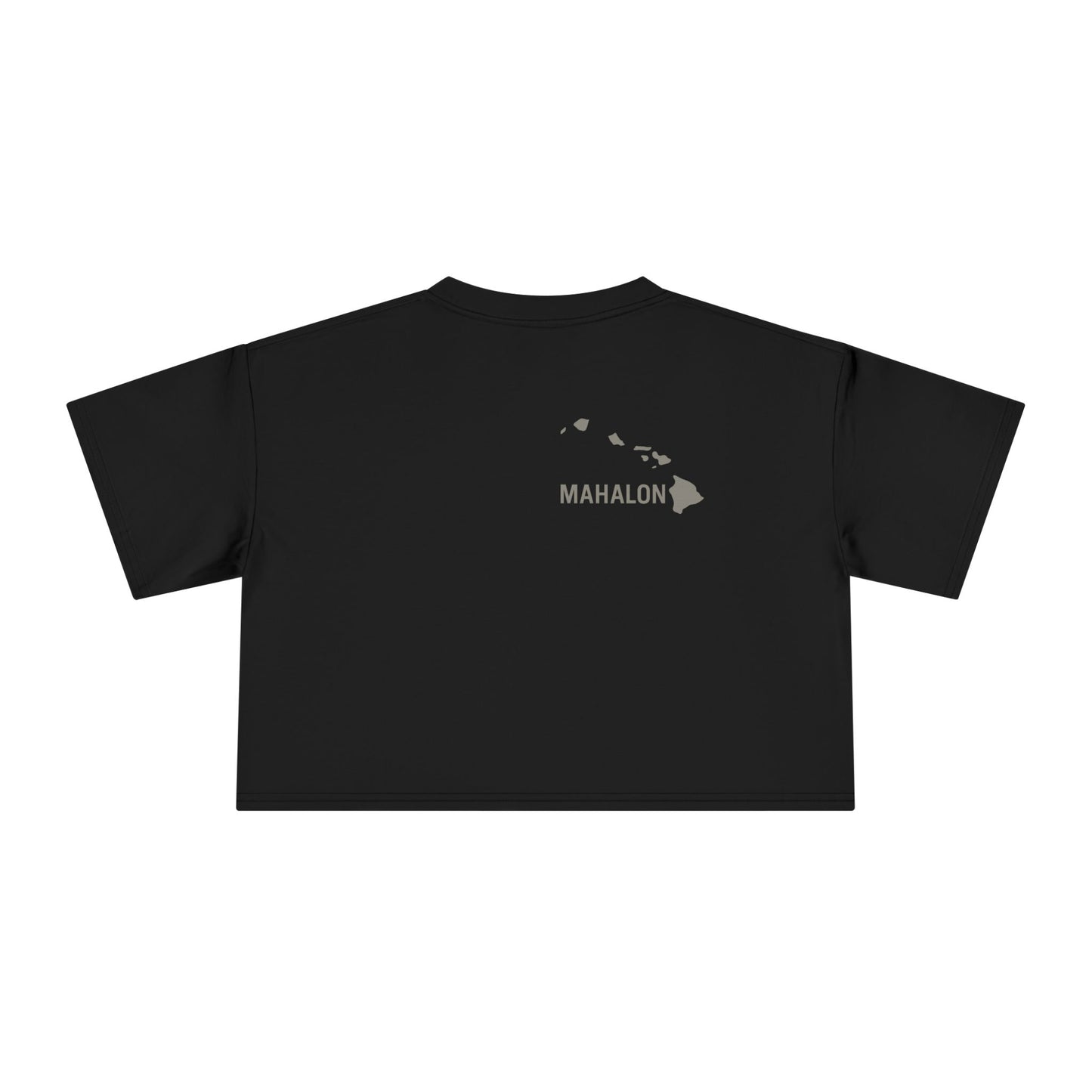 Mahalon Honolulu NO Worries Logo T-shirt Women's Crop Tee