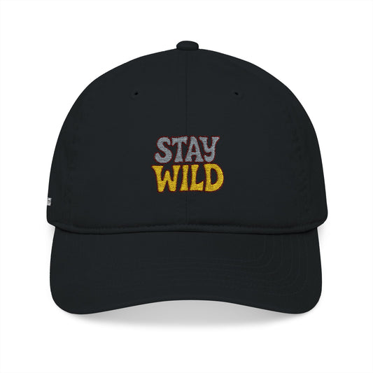 Mahalon Honolulu Stay Wild Organic Baseball Cap (Embroidery)