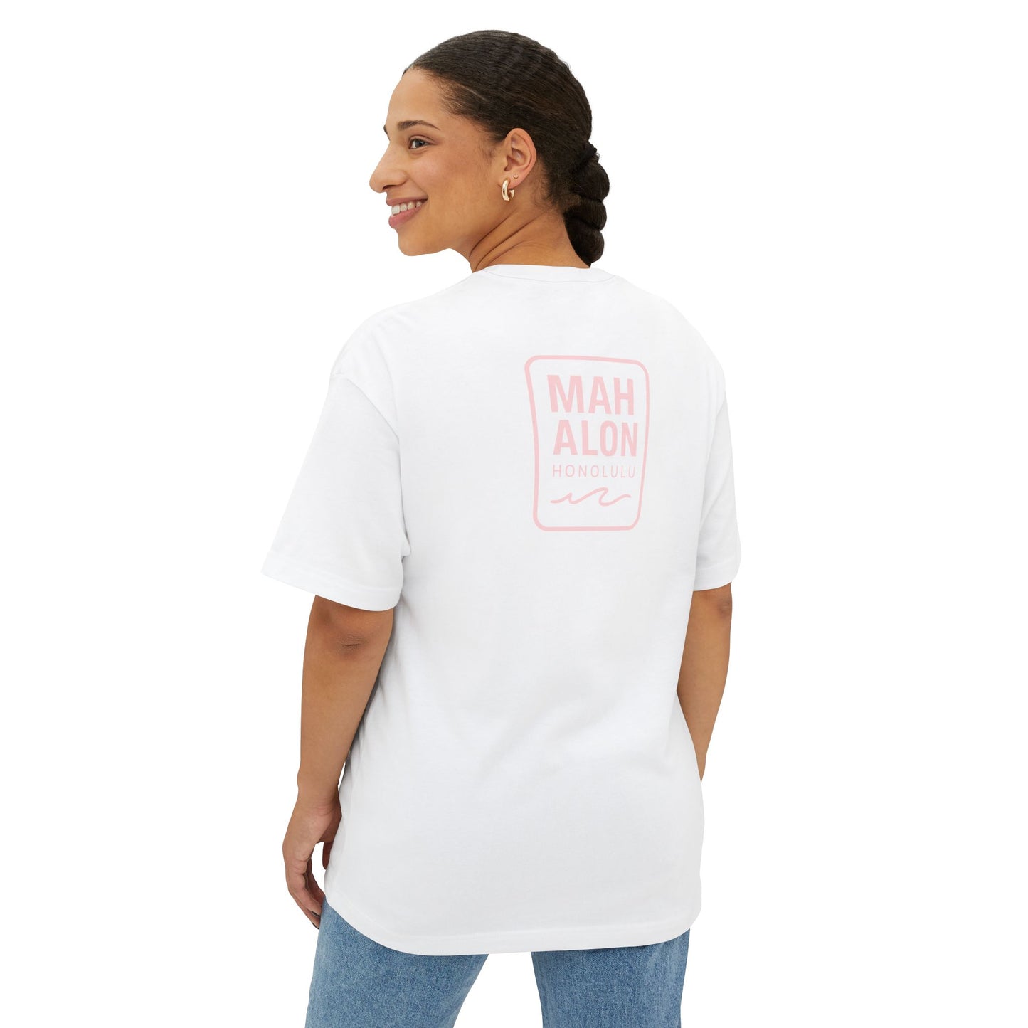 Mahalon Honolulu Aloha Hula girl Tee | Hawaii Vibes by