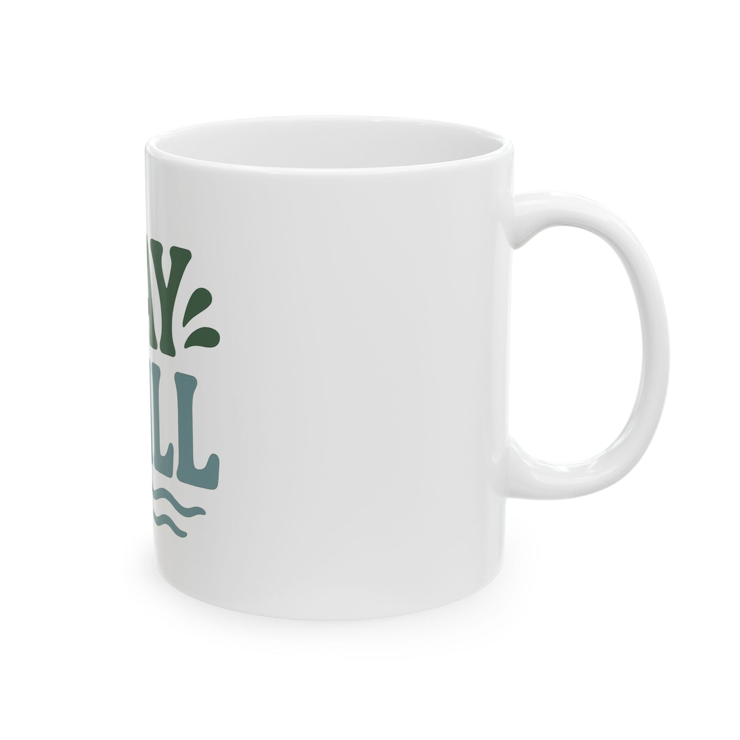 Mahalon Honolulu No Worries Ceramic Mug, (11oz, 15oz)