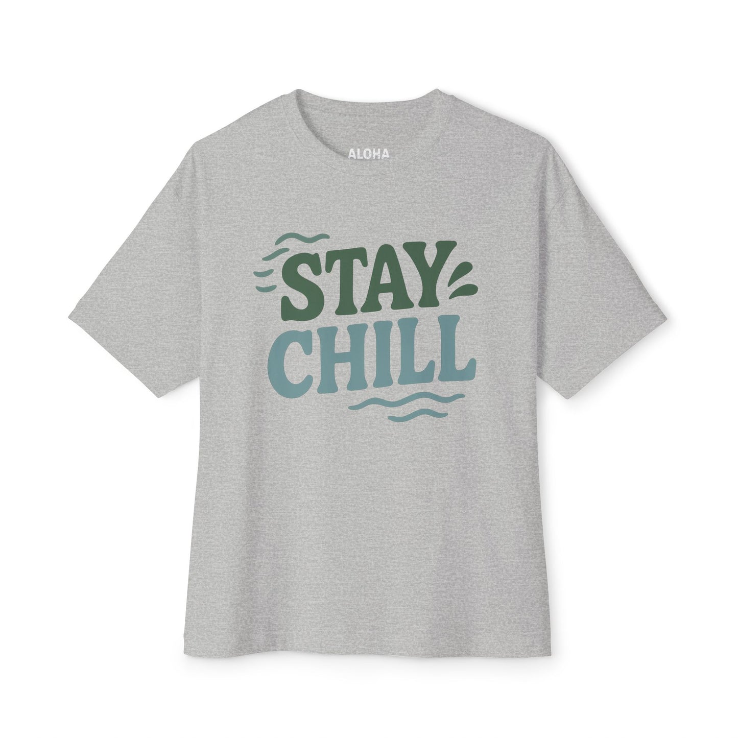 Mahalon Honolulu Stay chill T-shirt Unisex Oversized Boxy Tee