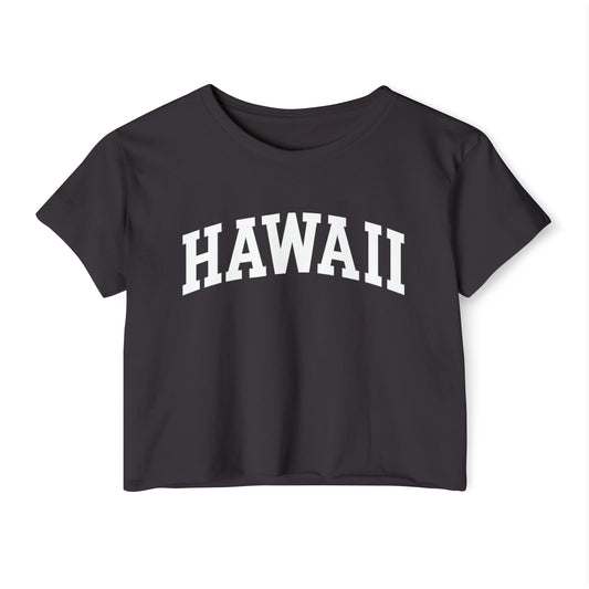 Mahalon Honolulu HAWAII Women's Festival Crop Top