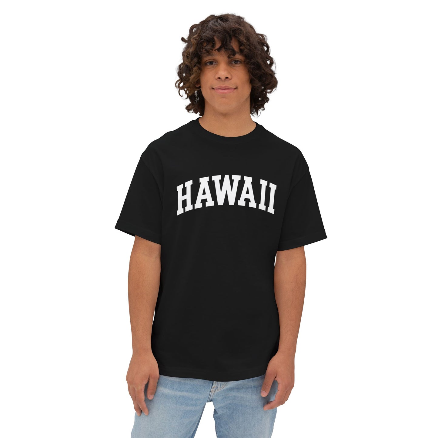 Mahalon Honolulu HAWAII Unisex Oversized Boxy Tee