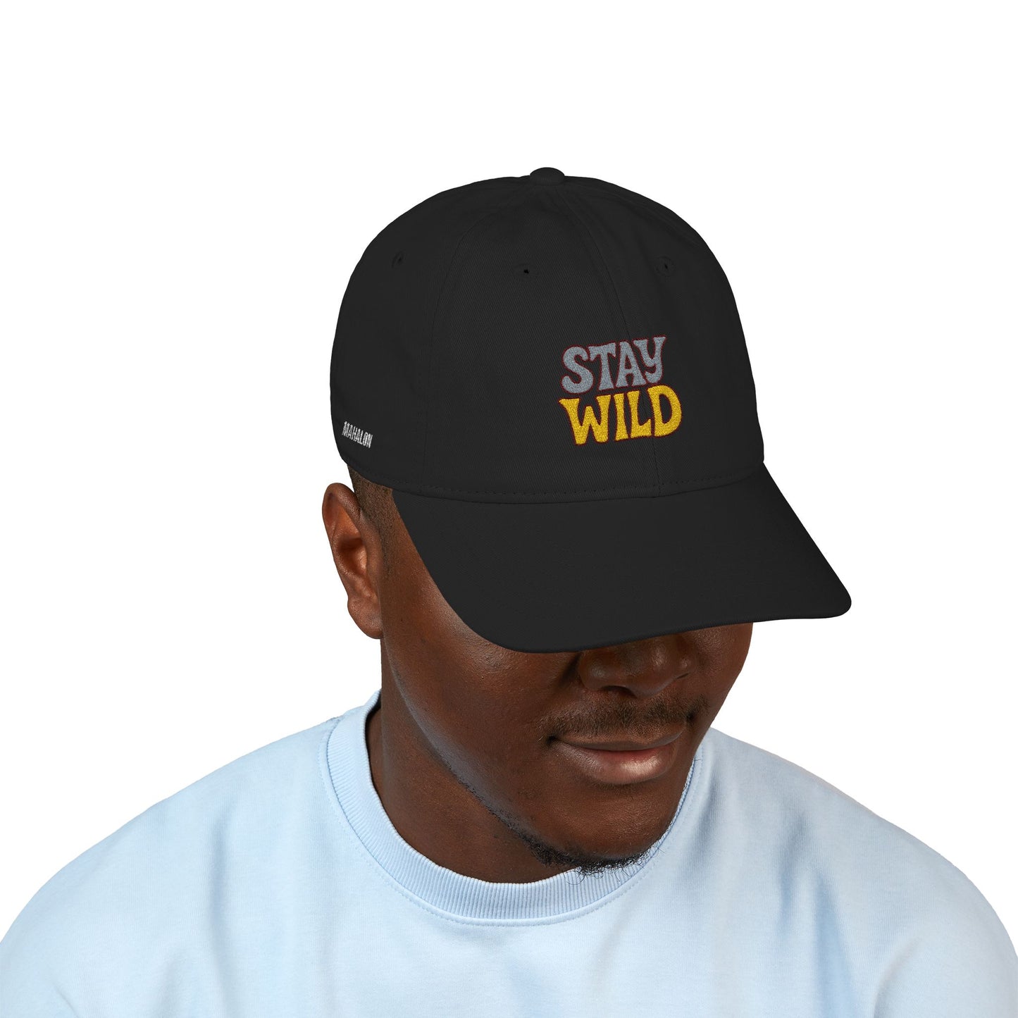 Mahalon Honolulu Stay Wild Organic Baseball Cap (Embroidery)
