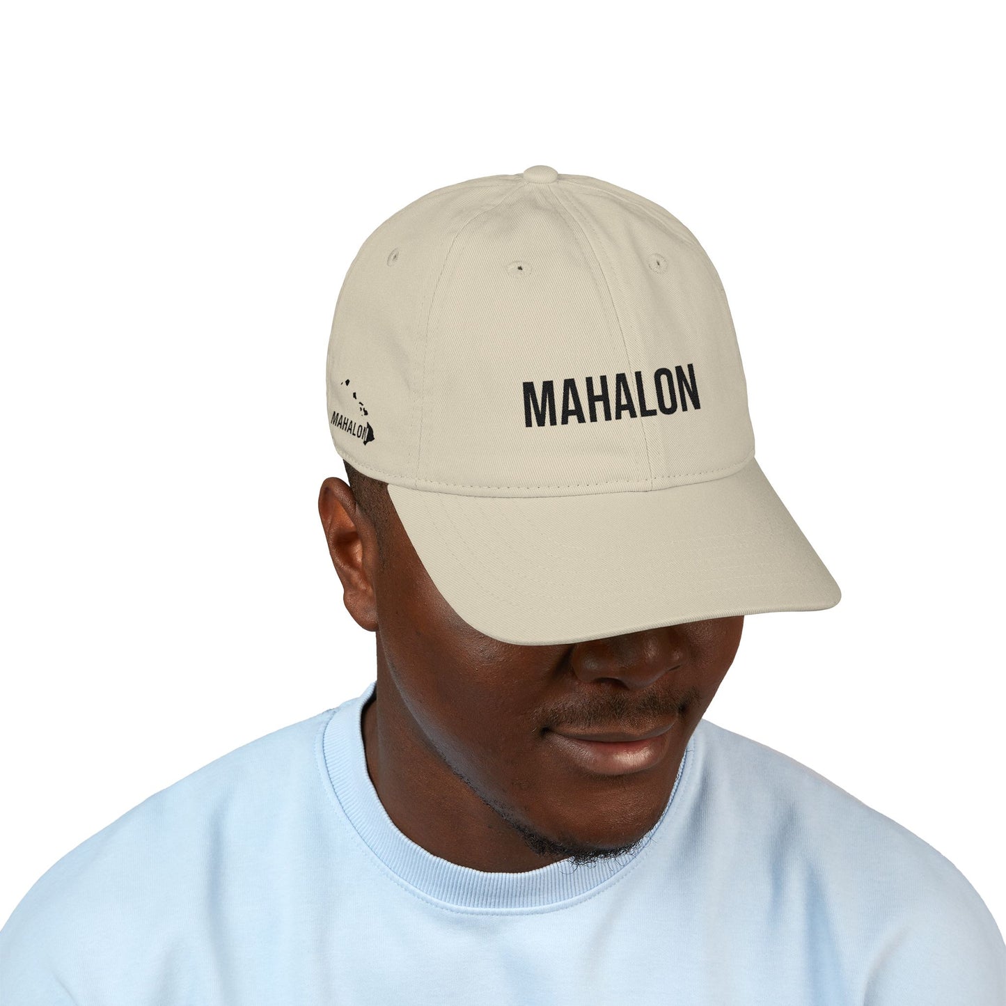 Mahalon Honolulu Organic Baseball Cap (Embroidery)