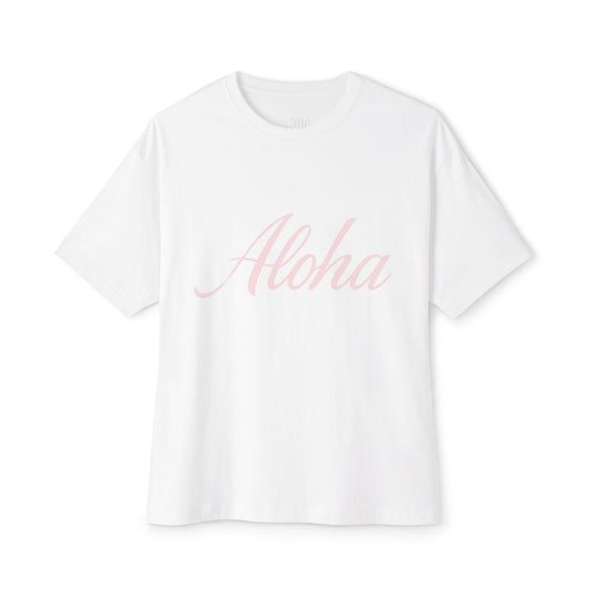 Mahalon Honolulu Aloha Unisex Oversized Boxy Tee