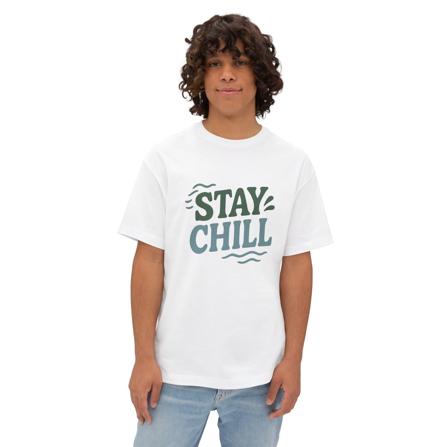 Mahalon Honolulu Stay chill  T-shirt Unisex Oversized Boxy Tee