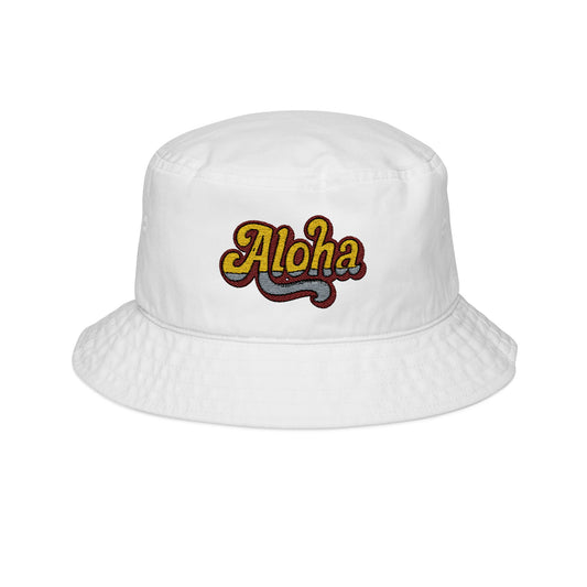 Mahalon Honolulu Aloha Bucket Hat (Embroidery)