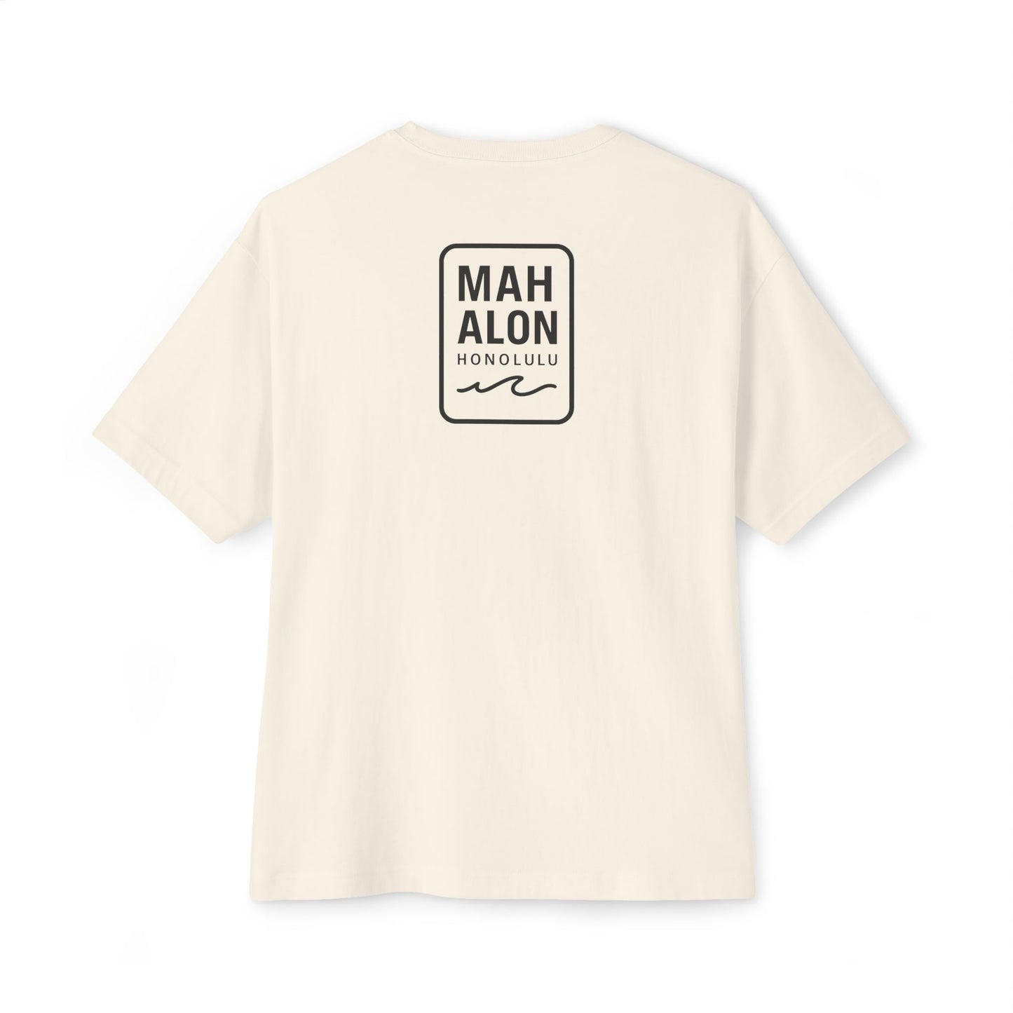 Mahalon Honolulu Stay Wild color print Unisex Oversized Boxy Tee