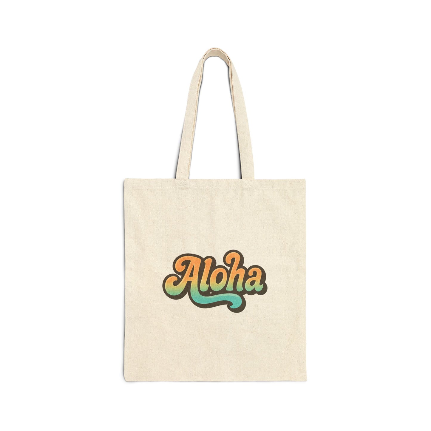 Mahalon Honolulu “Stay Cool”Tote Bag Cotton Canvas Tote Bag