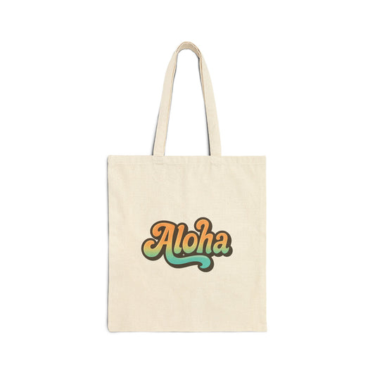 Mahalon Honolulu “Stay Cool”Tote Bag Cotton Canvas Tote Bag