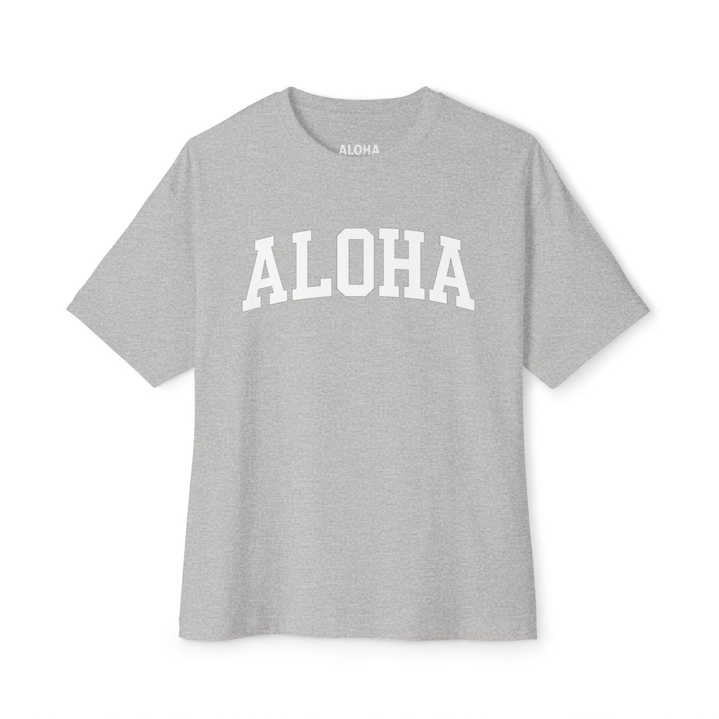 Mahalon Honolulu ALOHA Unisex Oversized Boxy Tee