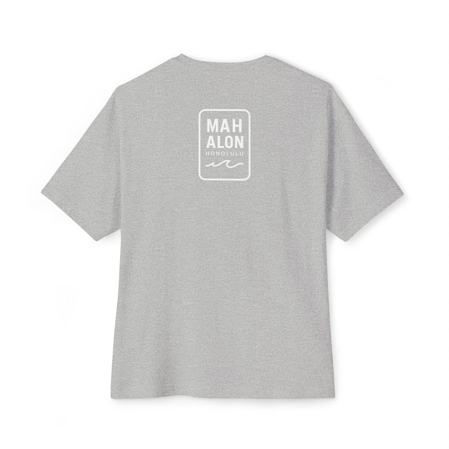 Mahalon Honolulu ALOHA Surfboard Tee  Unisex Oversized Boxy  Tee