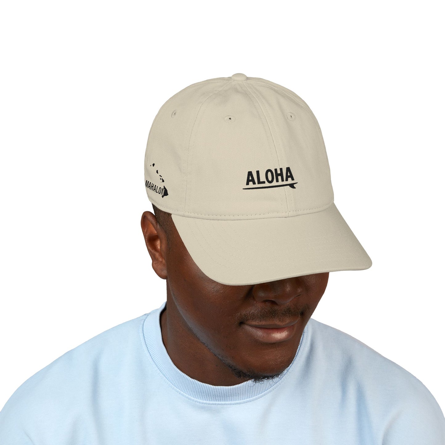 Mahalon Honolulu Aloha, surf, Organic Baseball Cap
