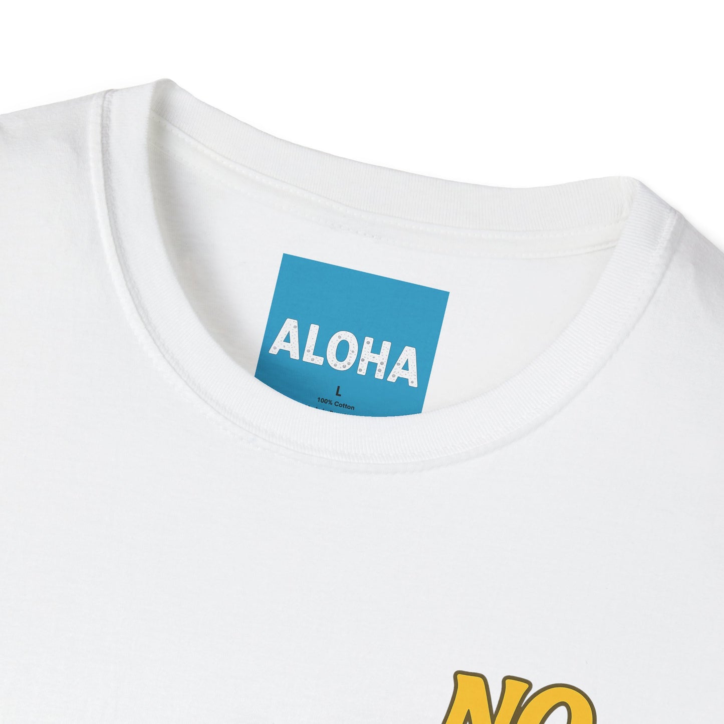 Mahalon Honolulu NO WORRIES (yellow) HAWAII T-Shirt