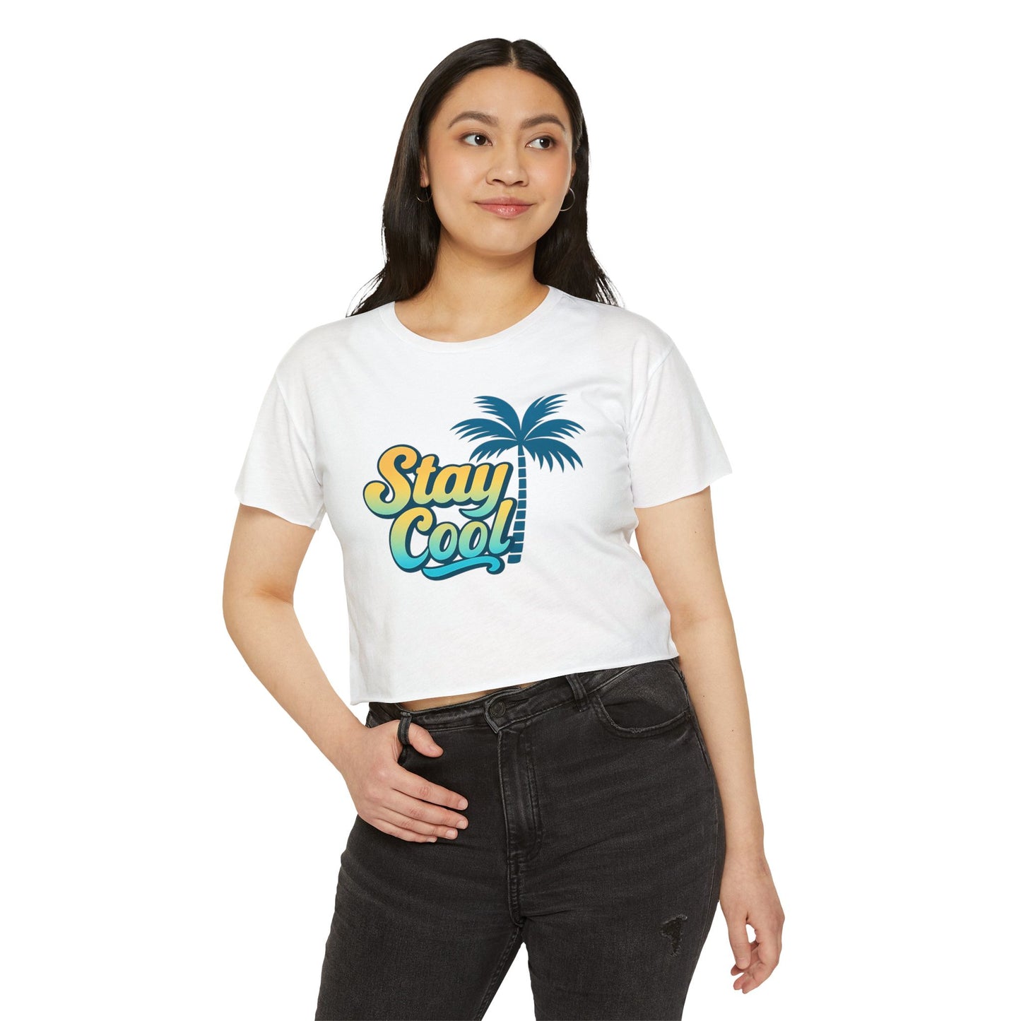 Mahalon Honolulu Stay coolWomen's Festival Crop Top