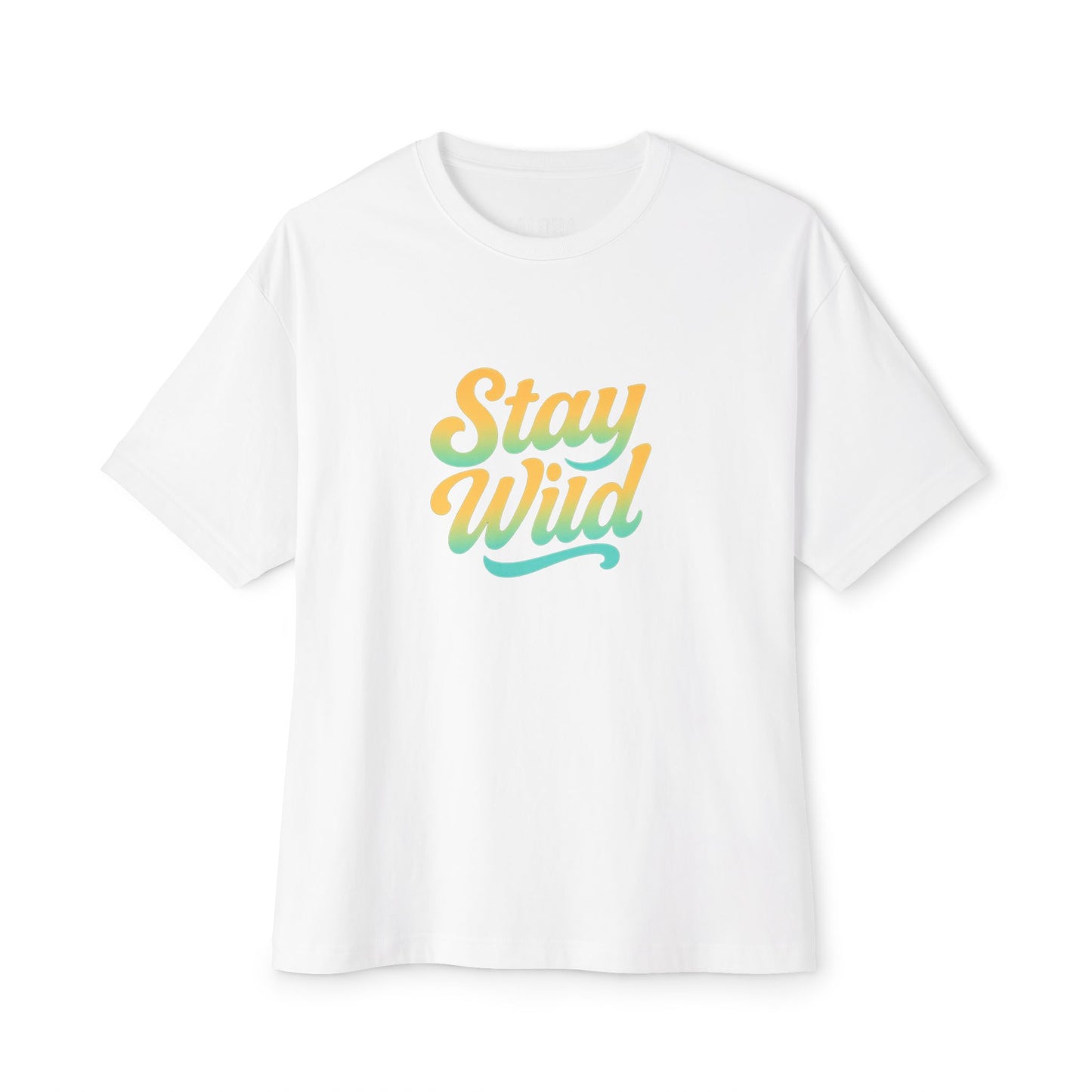 Mahalon Honolulu Stay wild T-shirt Unisex Oversized Boxy Tee