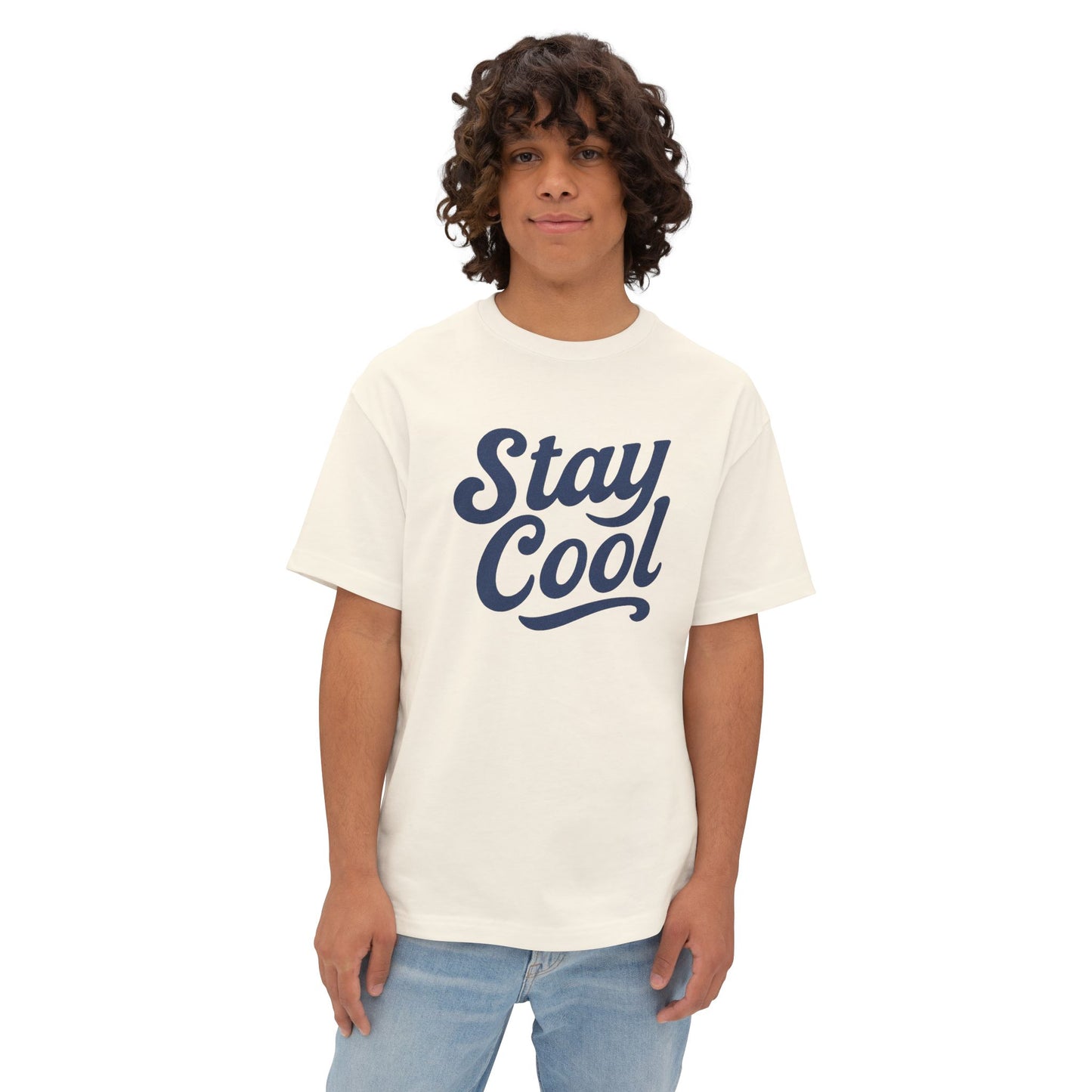 Mahalon Honolulu Stay Cool Unisex Oversized Boxy Tee Hawaii Vibes