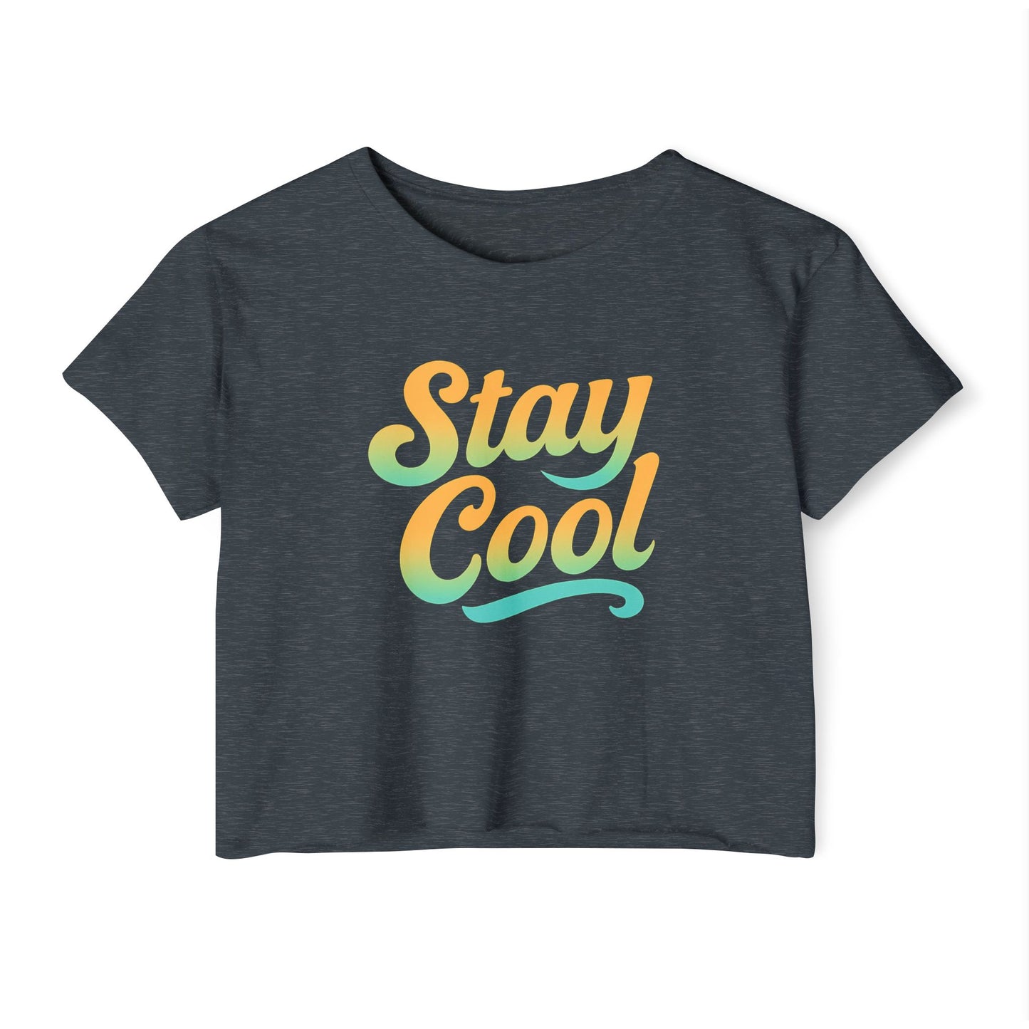 Stay cool Women's Festival Crop Top Hawaii Vibes by Mahalon Honolulu