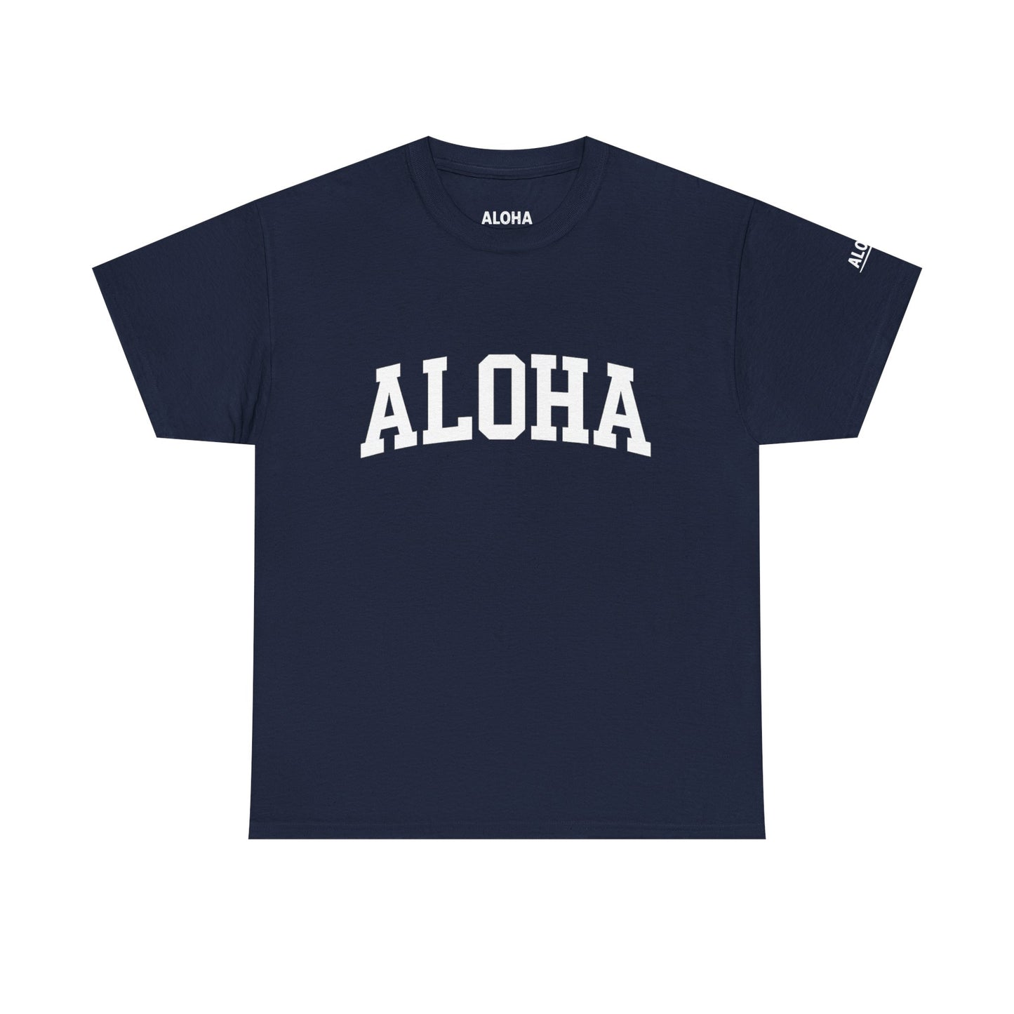 Mahalon Honolulu Aloha,pineapple Unisex Heavy Cotton Tee