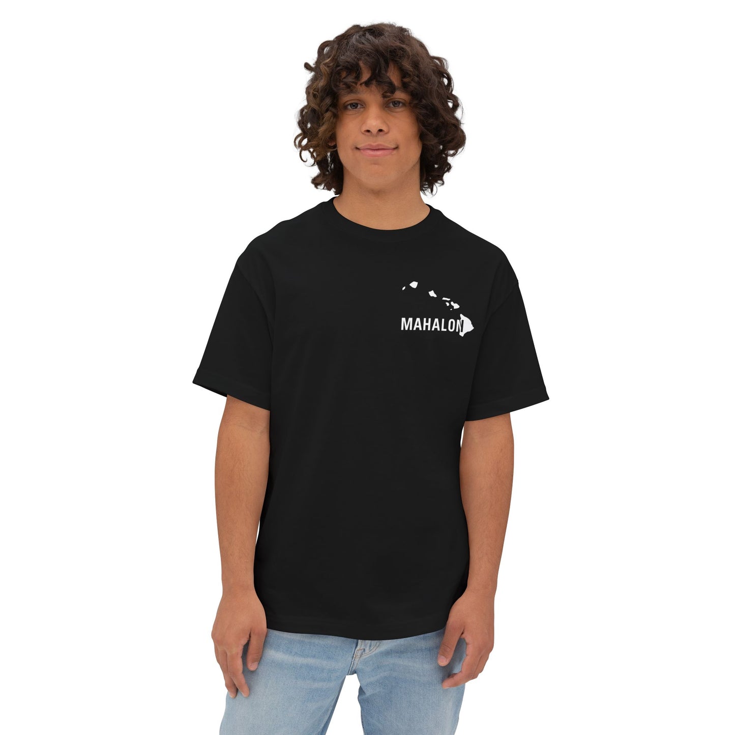 Mahalon Honolulu Aloha and surf Unisex Oversized Boxy Tee