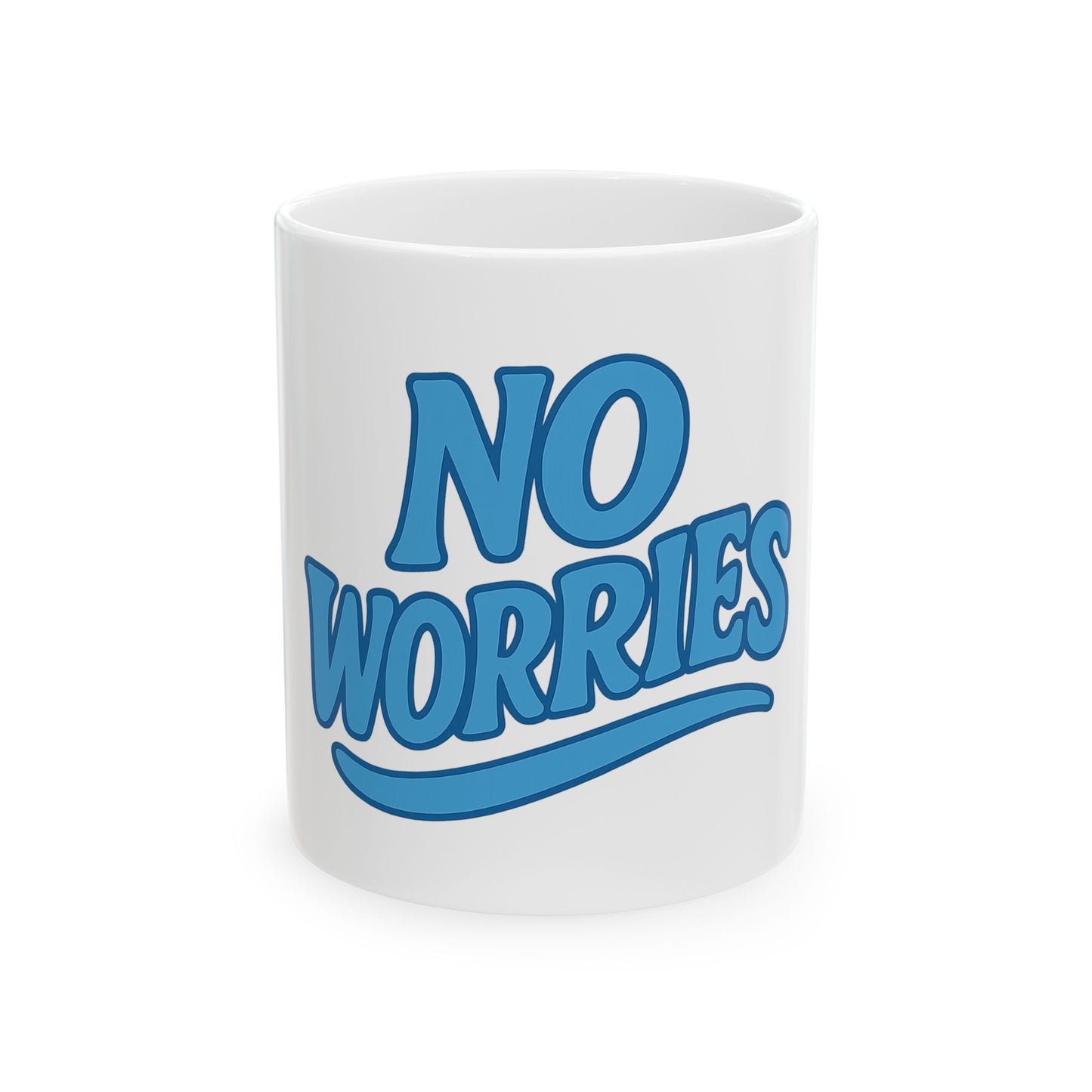 Mahalon Honolulu No Worries Ceramic Mug, (11oz, 15oz)