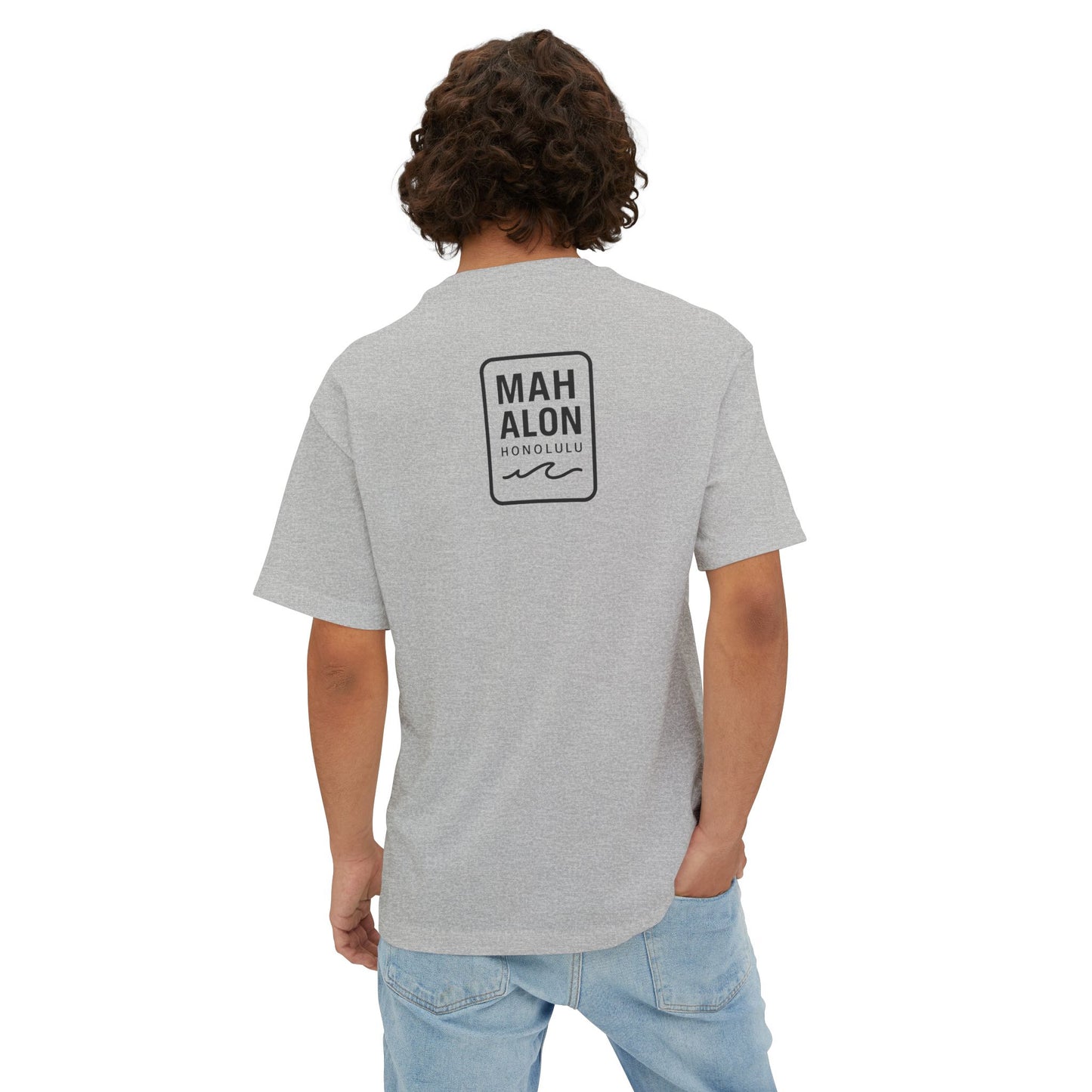 Mahalon Honolulu Stay Cool Unisex Oversized Boxy Tee Hawaii Vibes
